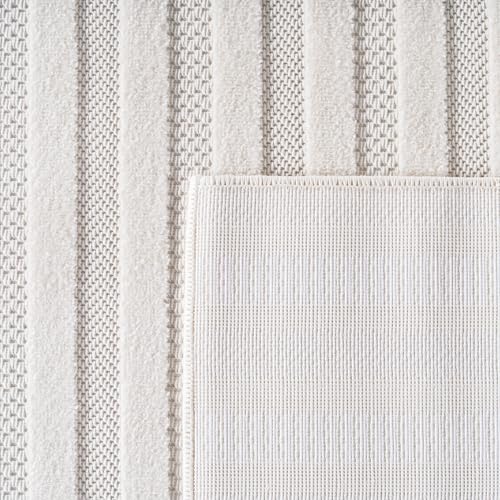 Stilvoll Günstig by ELMM Terasse-Balkon-küche Teppich 160 x 230 cm Creme – modernes Design