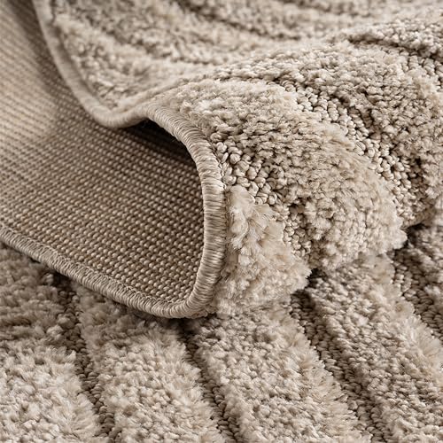 Stilvoll Günstig by ELMM Wohnzimmer Teppich – natürliches Design