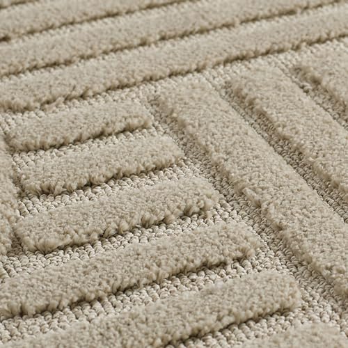 Stilvoll Günstig by ELMM Wohnzimmer Teppich – natürliches Design