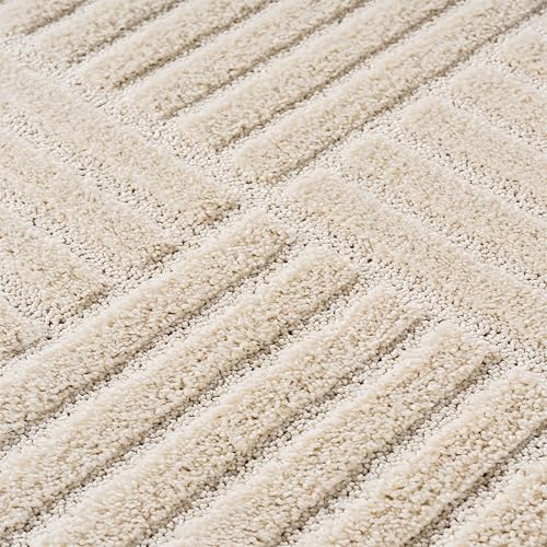 Stilvoll Günstig by ELMM Wohnzimmer Teppich – natürliches Design