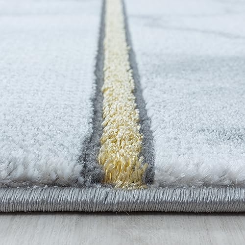 Kurzflor-Teppich Stilvolle Teppiche Marmor Optik