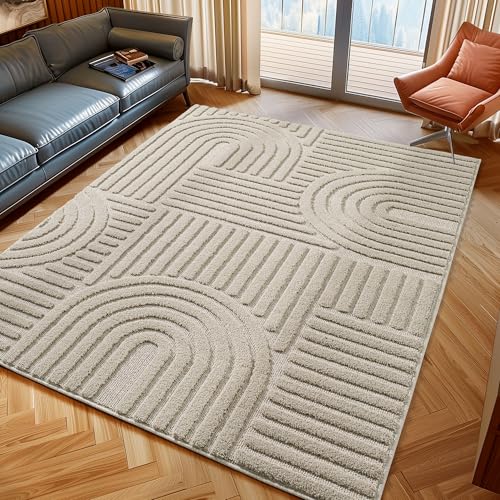 Stilvoll Günstig by ELMM Wohnzimmer Teppich – natürliches Design