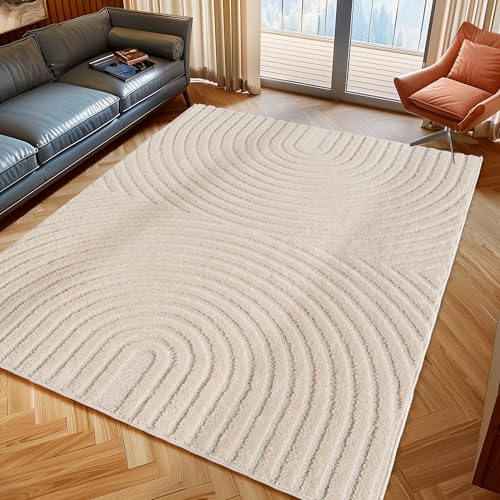 Stilvoll Günstig by ELMM Wohnzimmer Teppich – natürliches Design