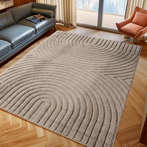 Stilvoll Günstig by ELMM Wohnzimmer Teppich – natürliches Design