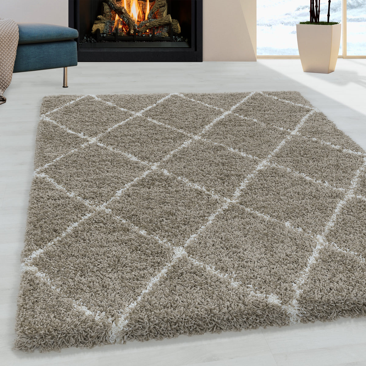 Design 3401 Beige Rechteckig