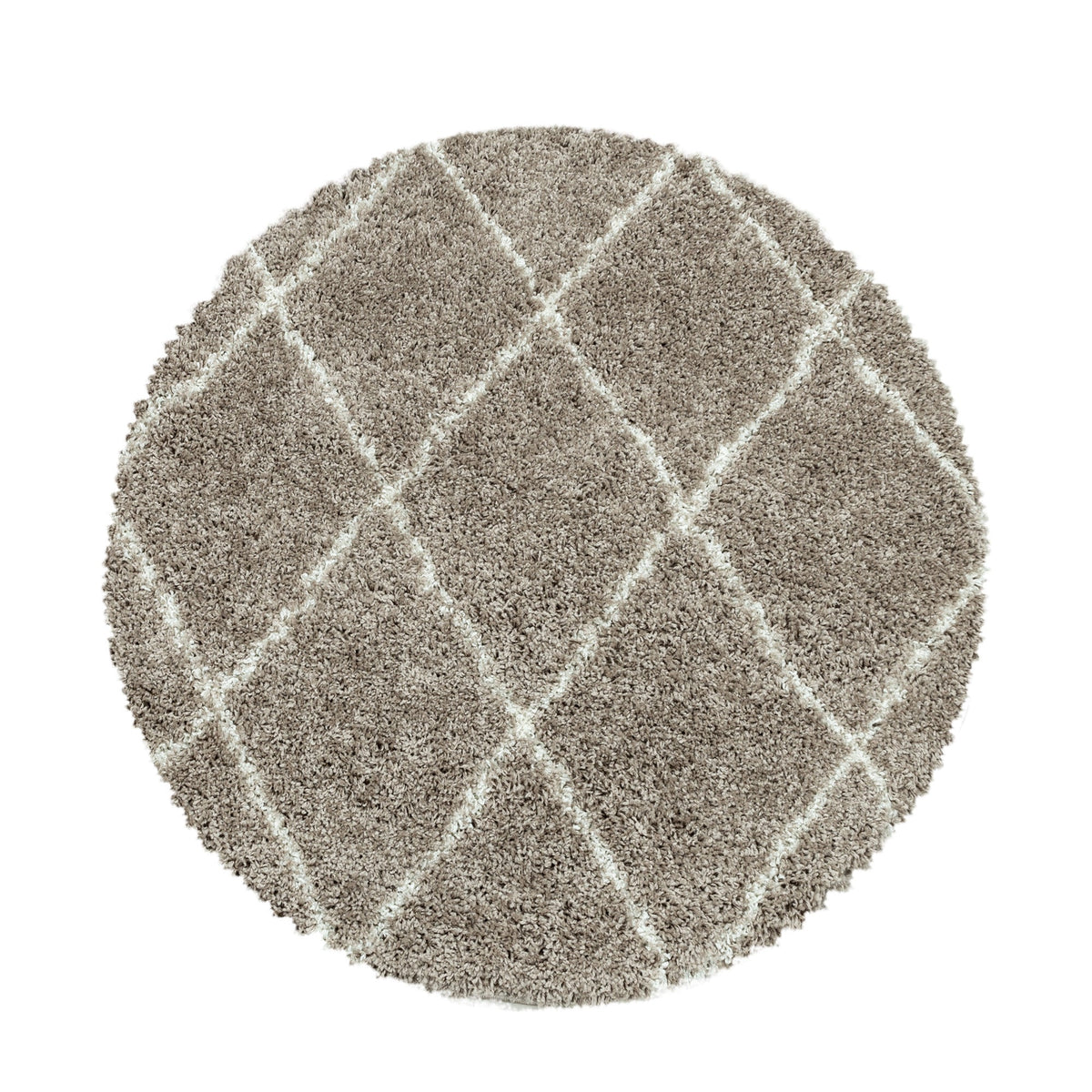 Hochflor-Teppich ALVOR – geometrisches Design