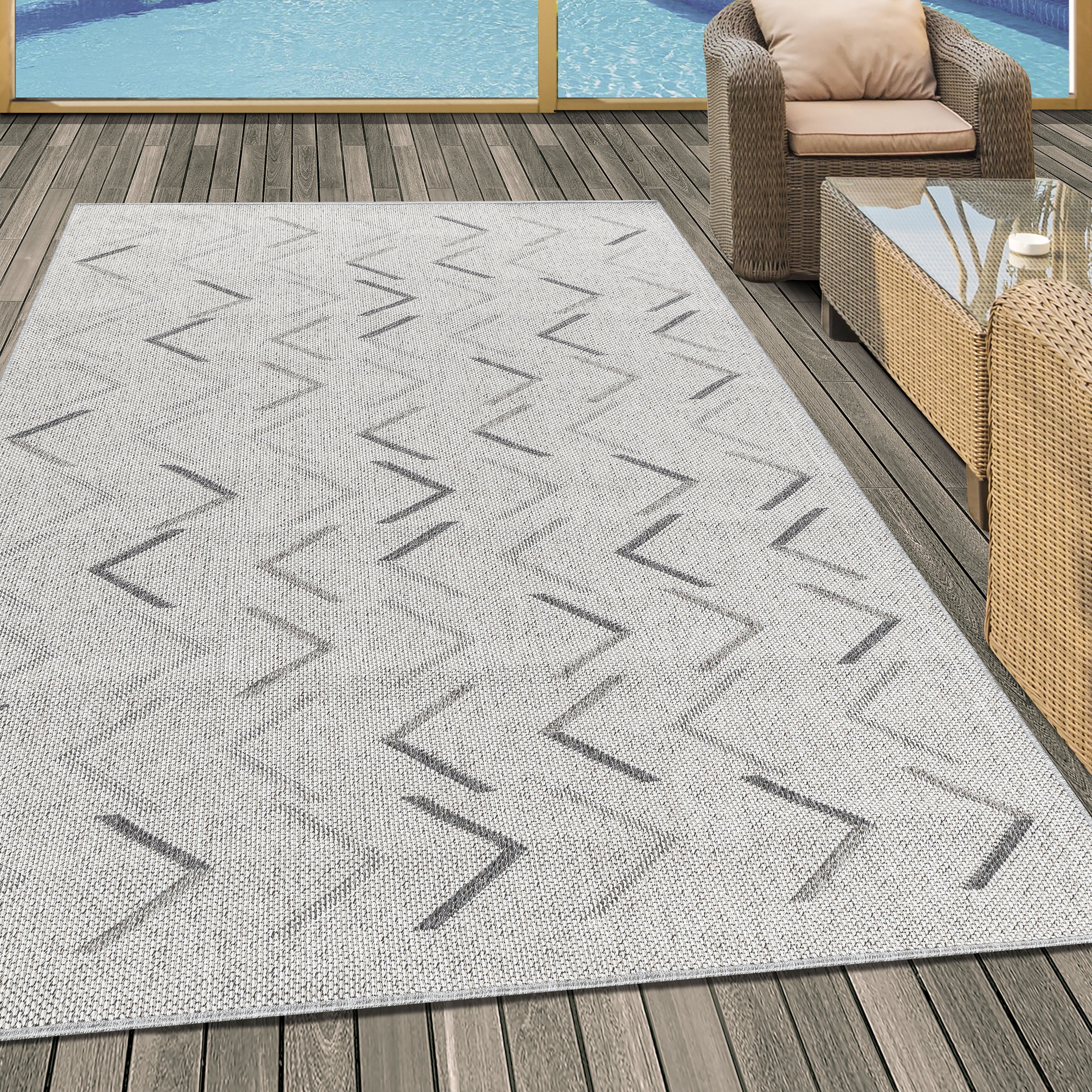 Outdoor-Teppich: stilvoll und modern