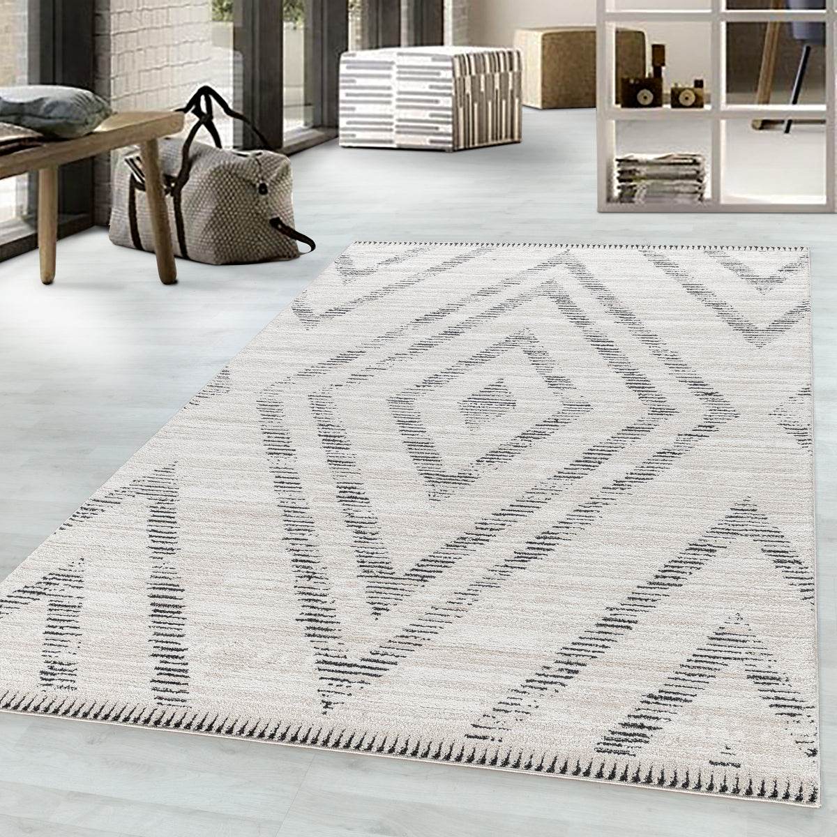 Design 5108 Creme Rechteckig