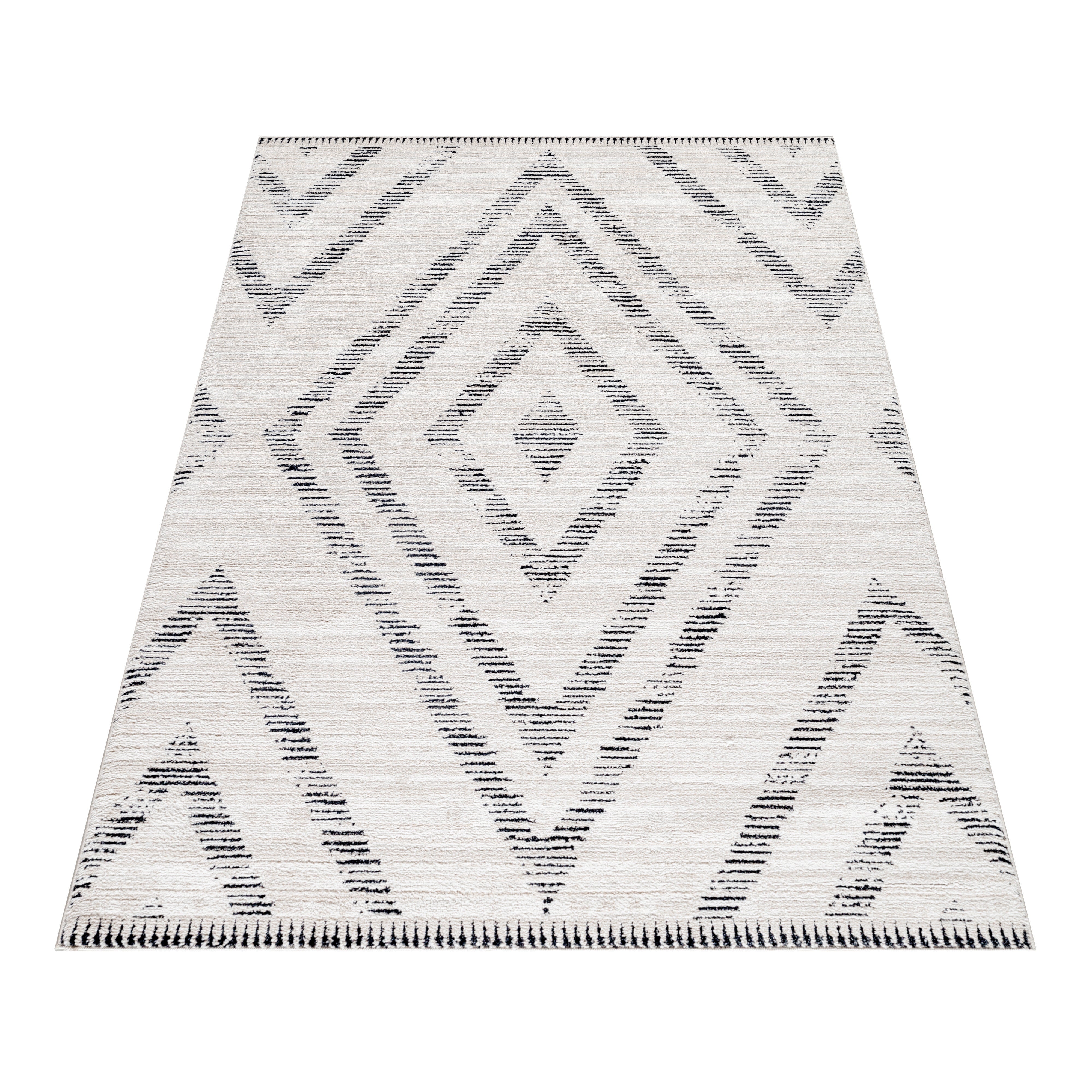 Kurzflor-Teppich im skandinavischen Design: kuschelig und chic