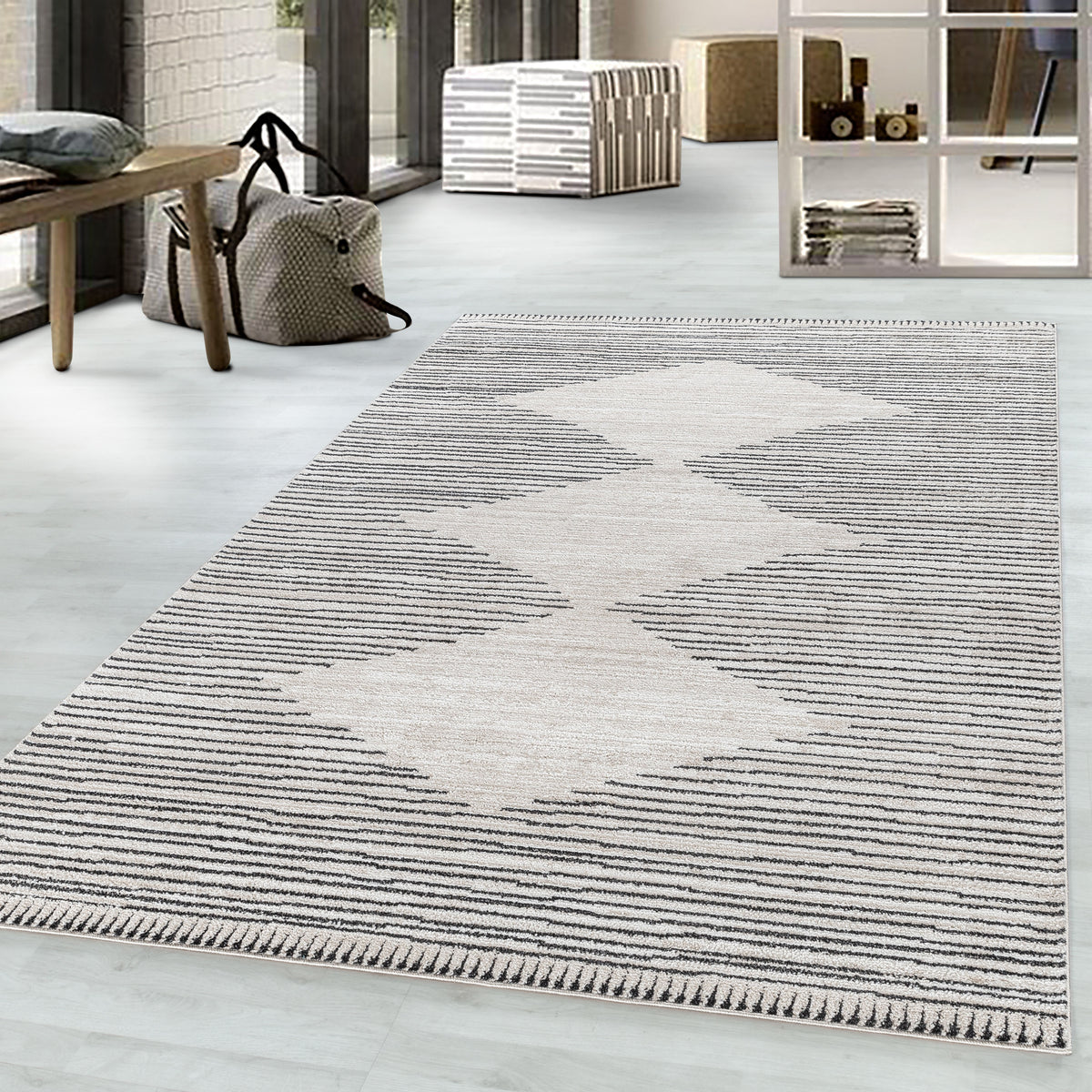 Design 5105 Creme Rechteckig