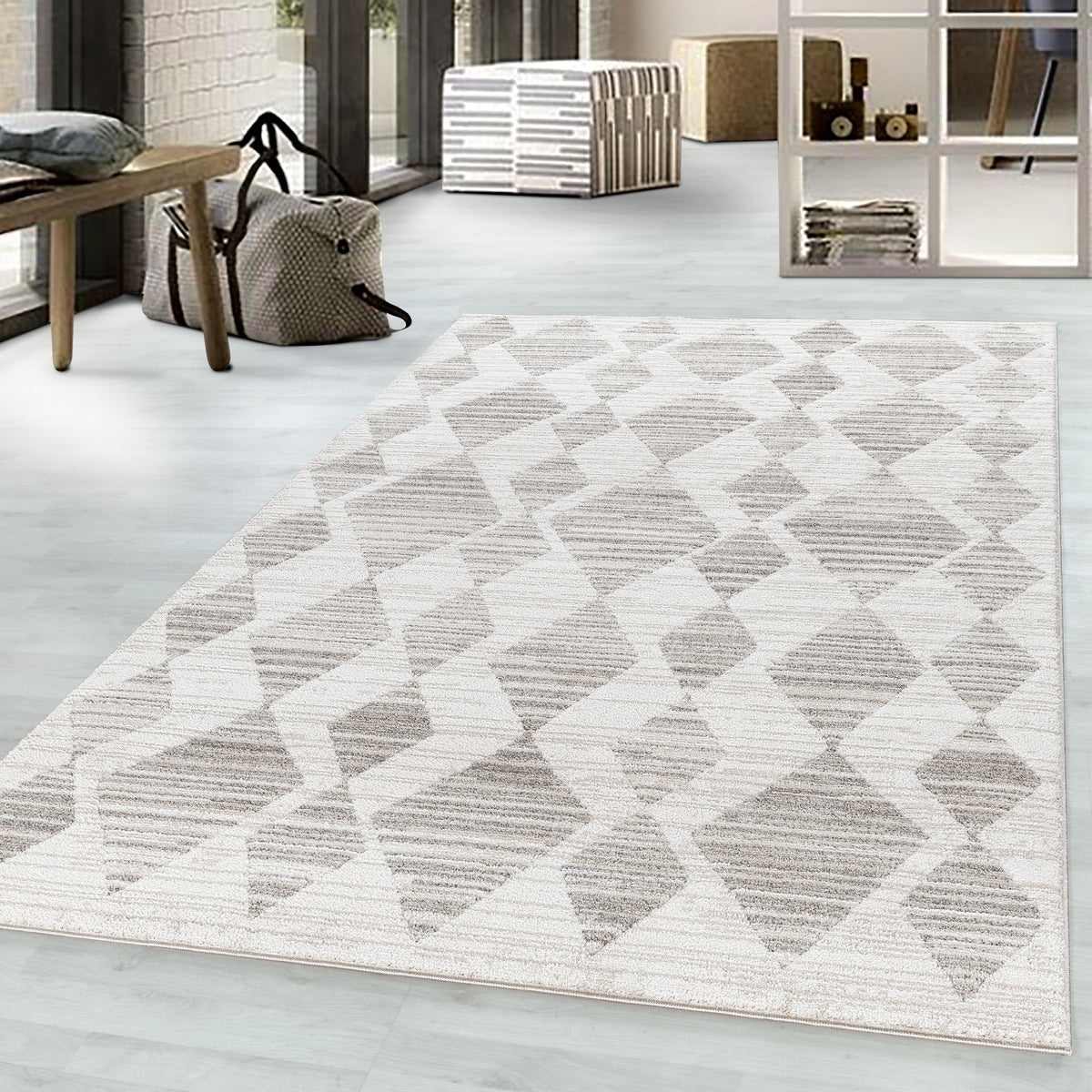 Design 5102 Creme Rechteckig