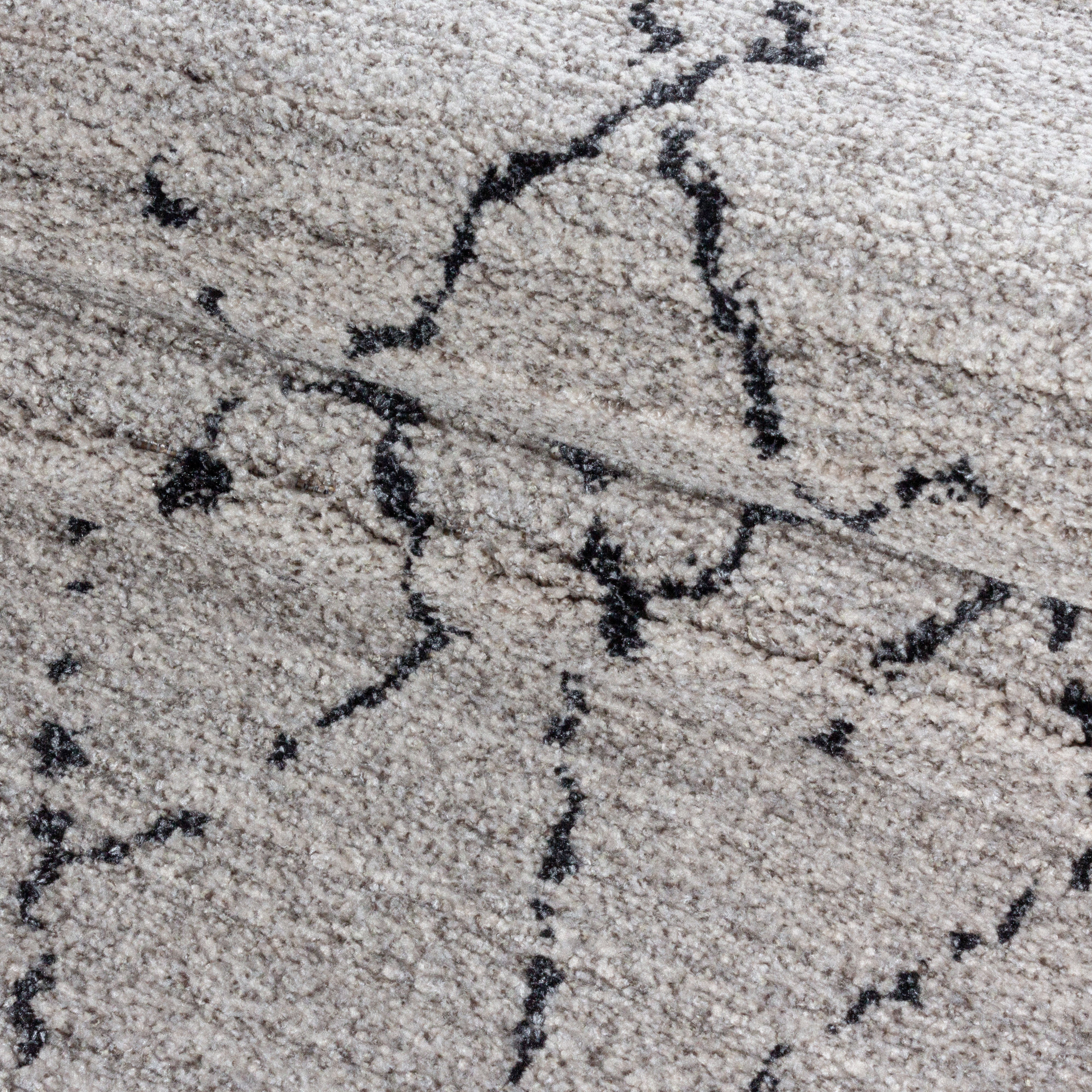 Kurzflor-Teppich im Berber-Design fürs Wohnzimmer