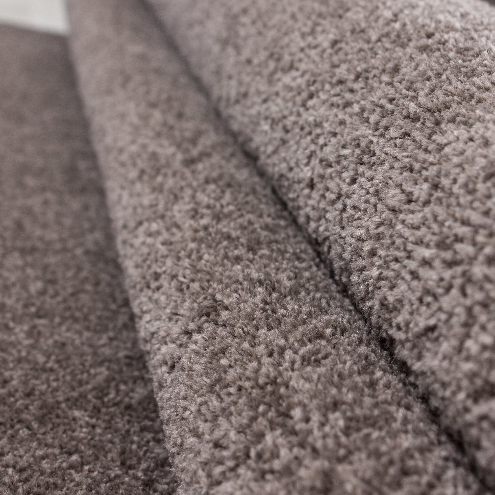 Kurzflor-Teppich einfarbig geschmackvoll und komfortabel