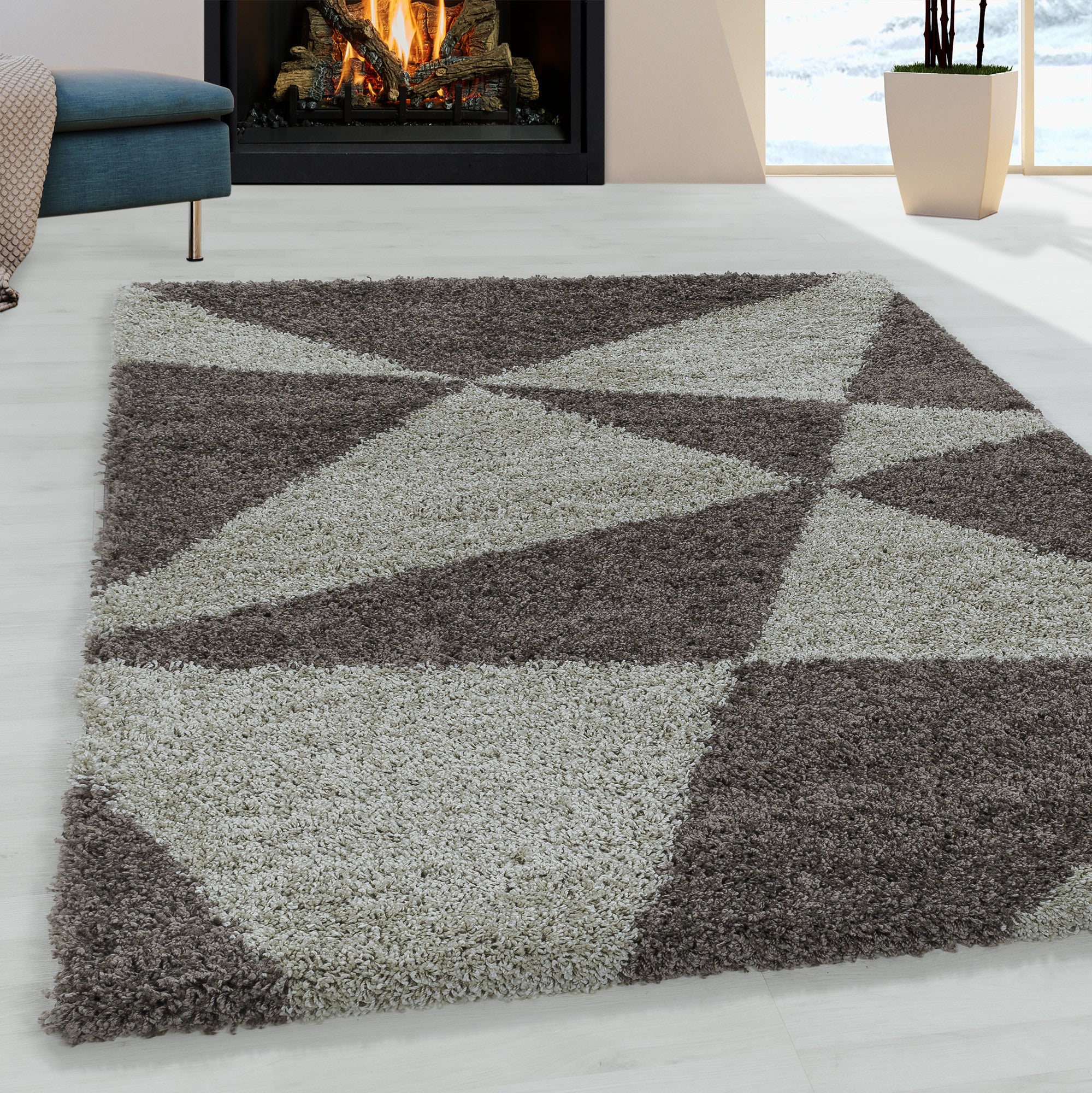 Hochflor-Teppich: modern mit zeitgemäßem Design
