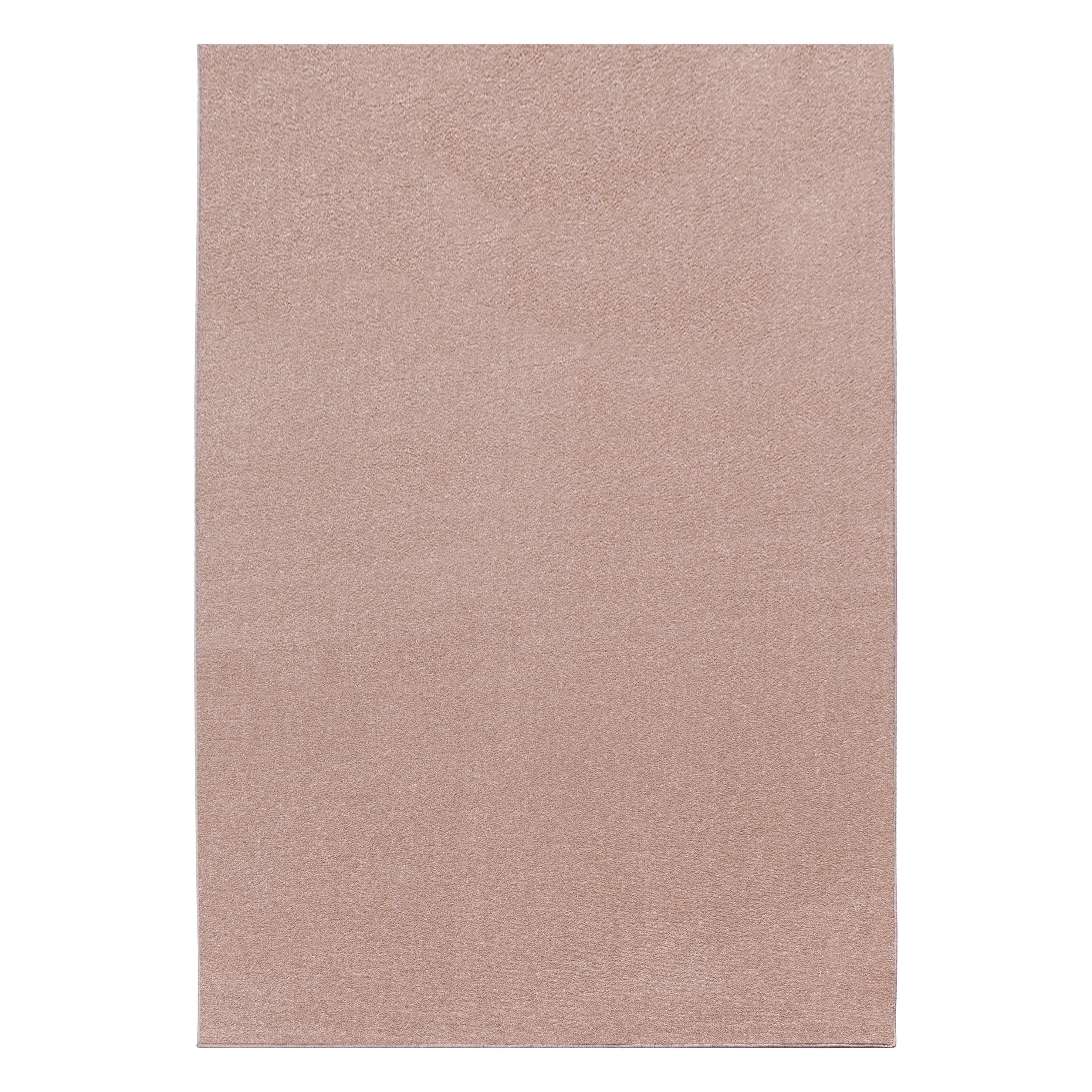 Kurzflor-Teppich einfarbig geschmackvoll und komfortabel