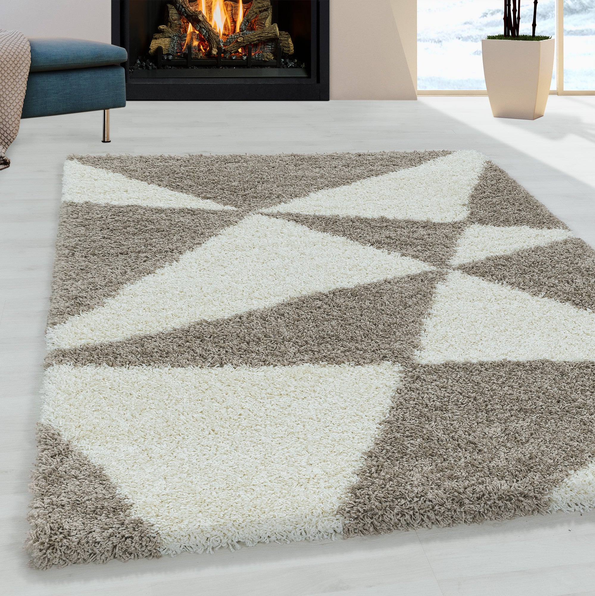 Hochflor-Teppich: modern mit zeitgemäßem Design