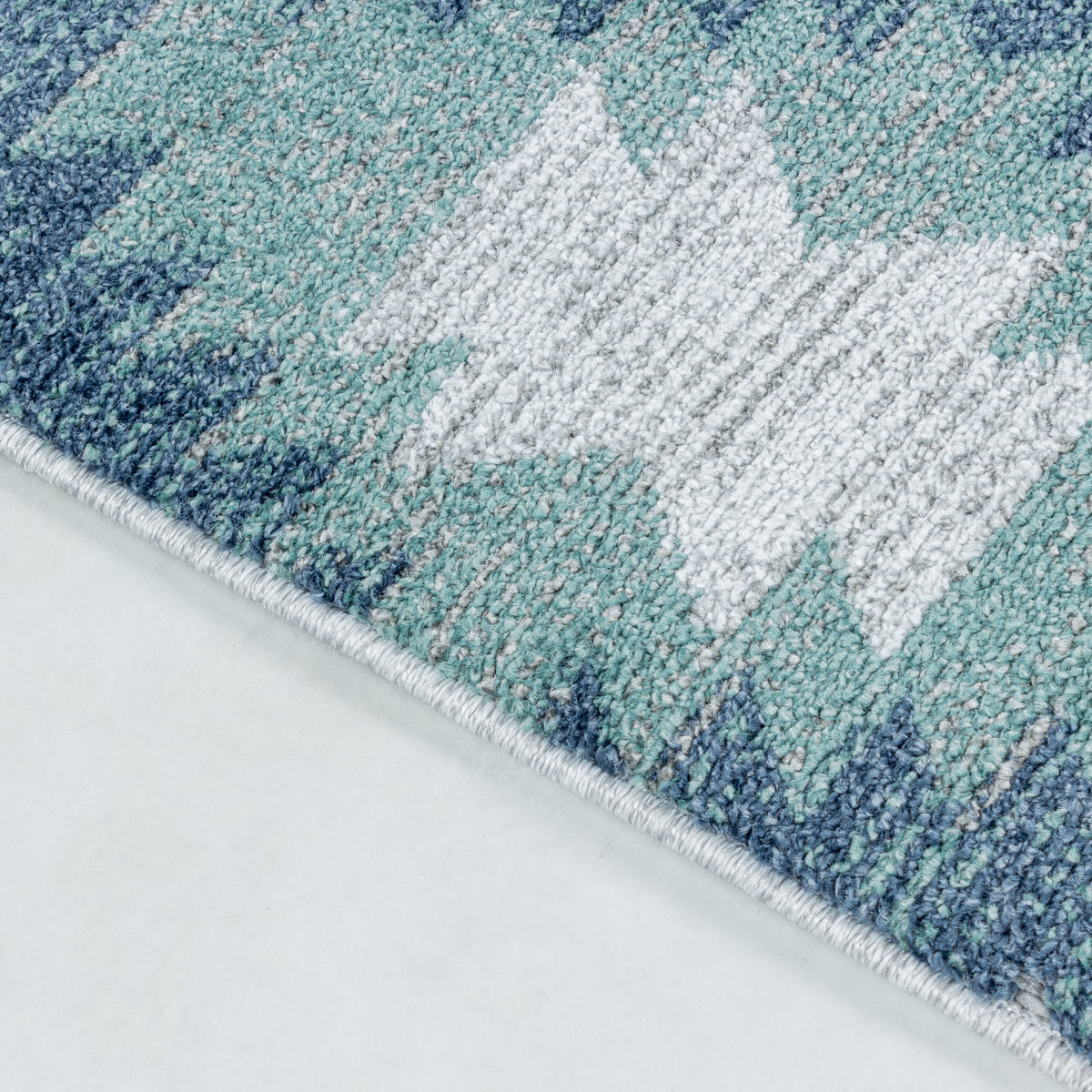 Design 5153 Blau Rechteckig
