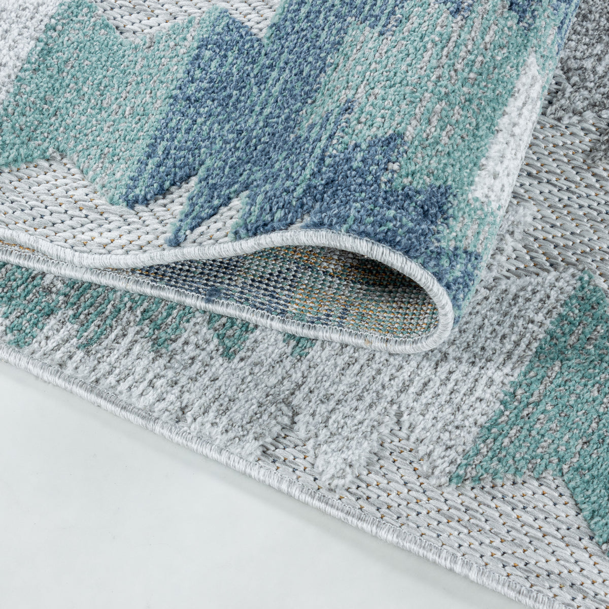 Design 5153 Blau Rechteckig