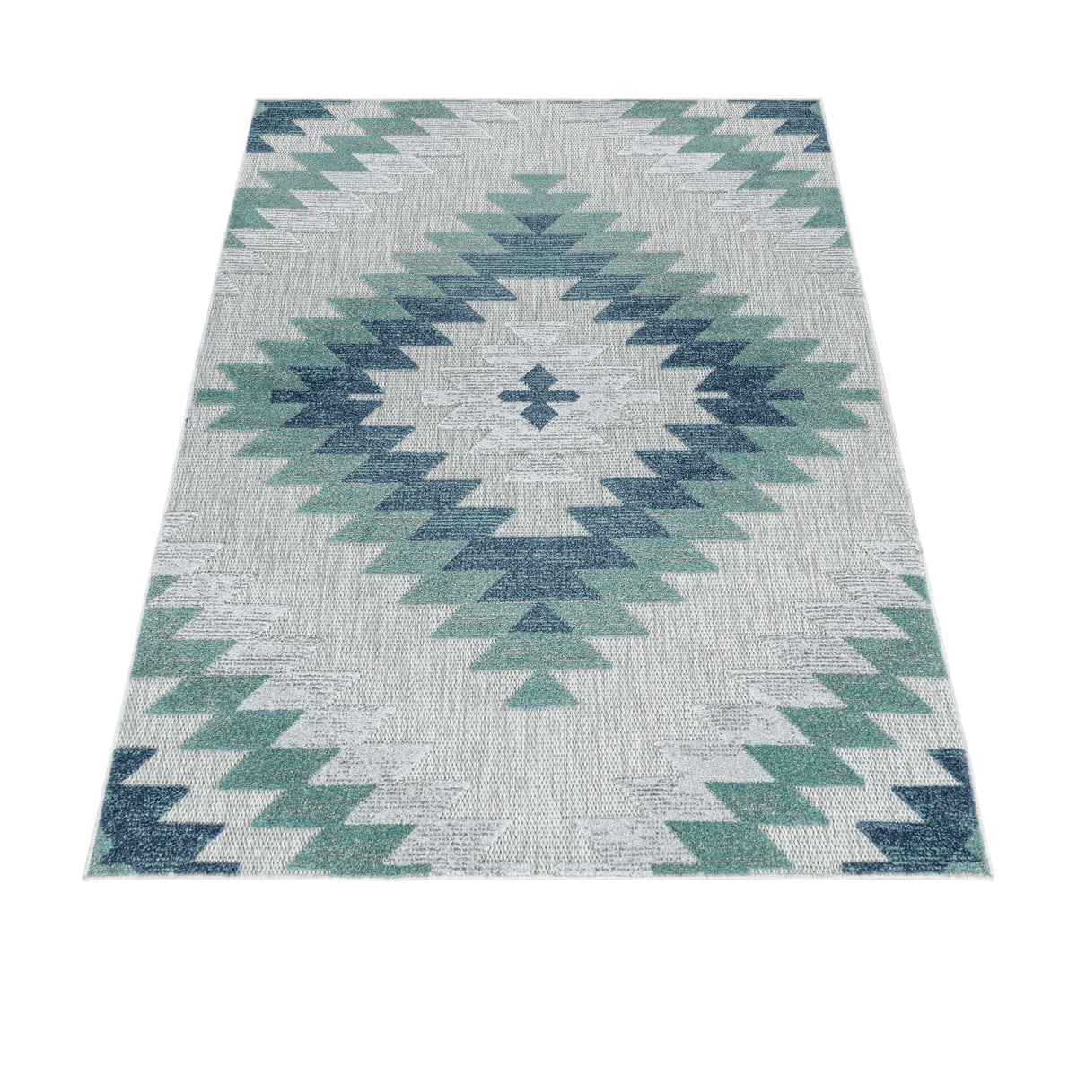 Design 5154 Blau Rechteckig