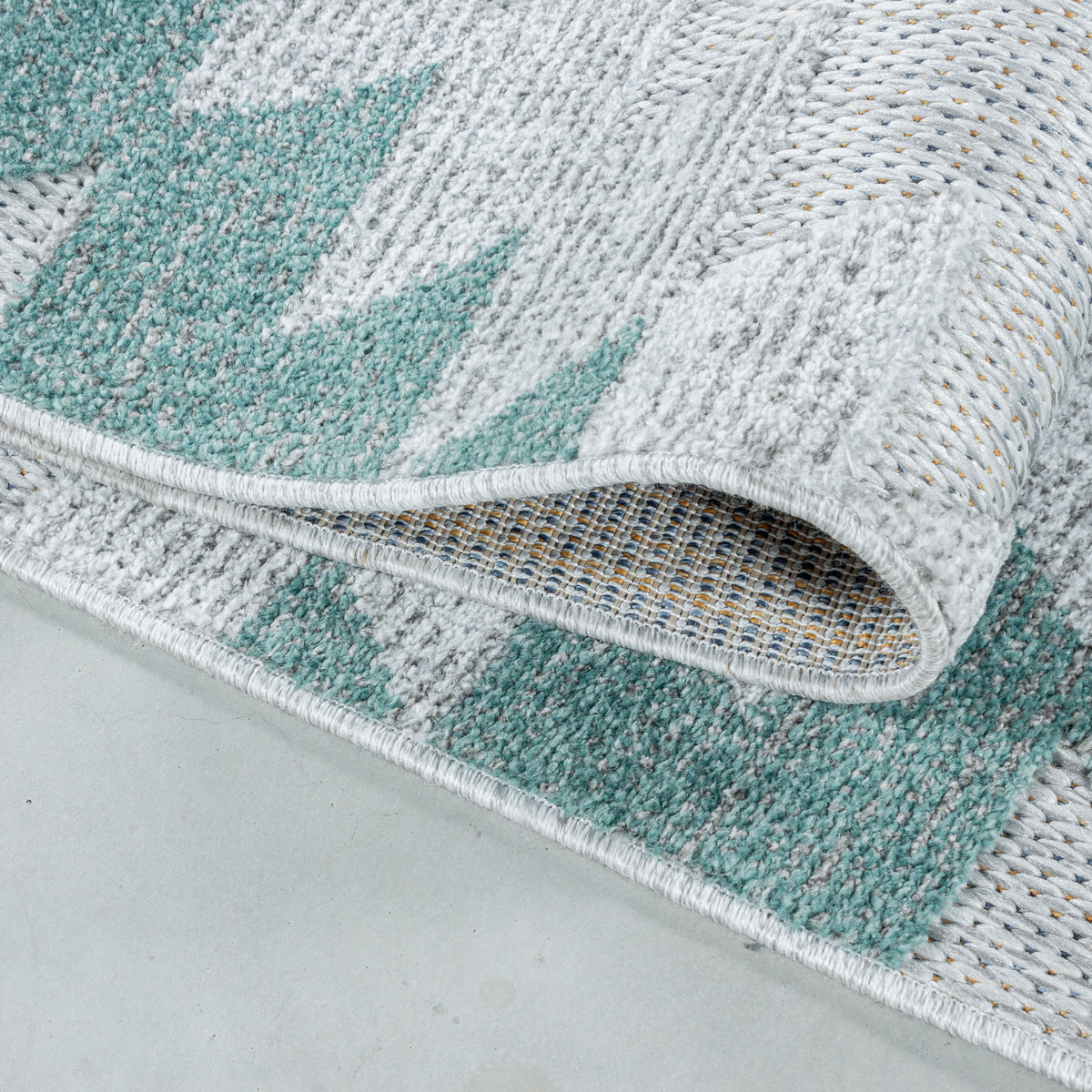 Design 5154 Blau Rechteckig