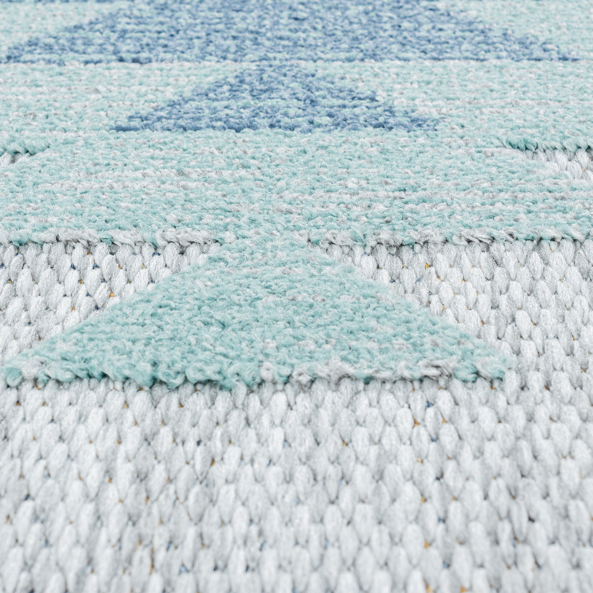Design 5154 Blau Rechteckig