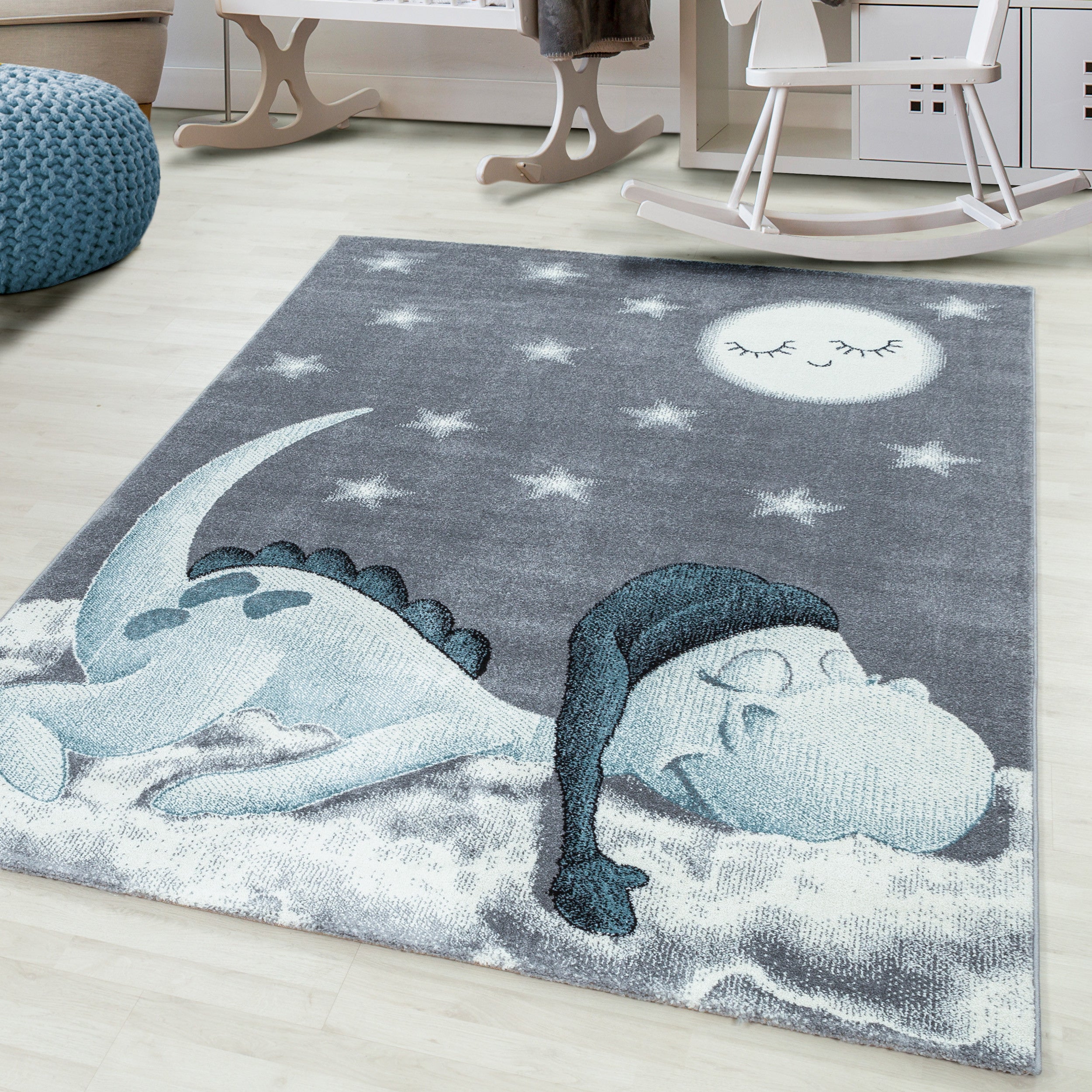 Design 0840 Blau Rechteckig