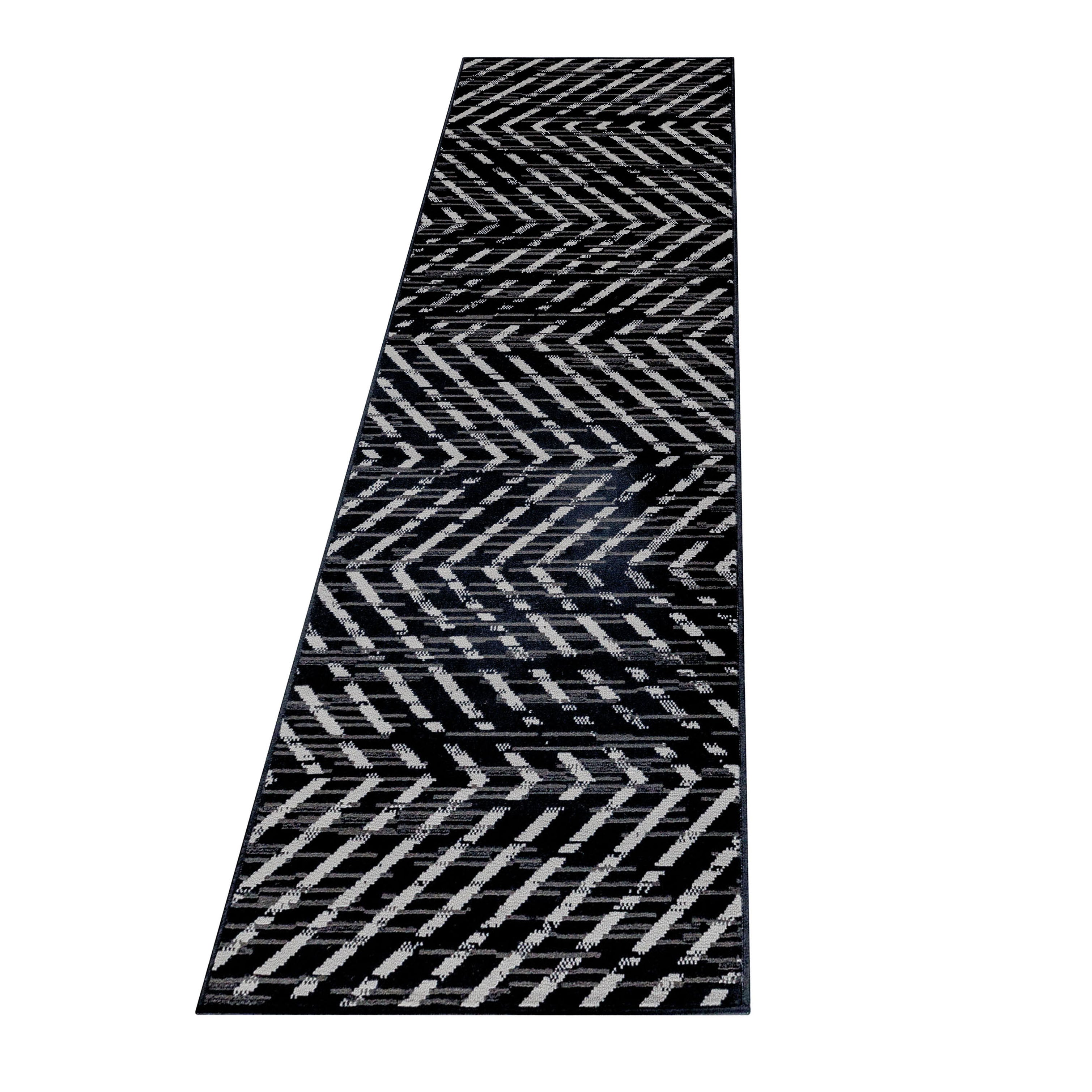 Kurzflor-Teppich Geometrisches-Design in angenehmen Farben