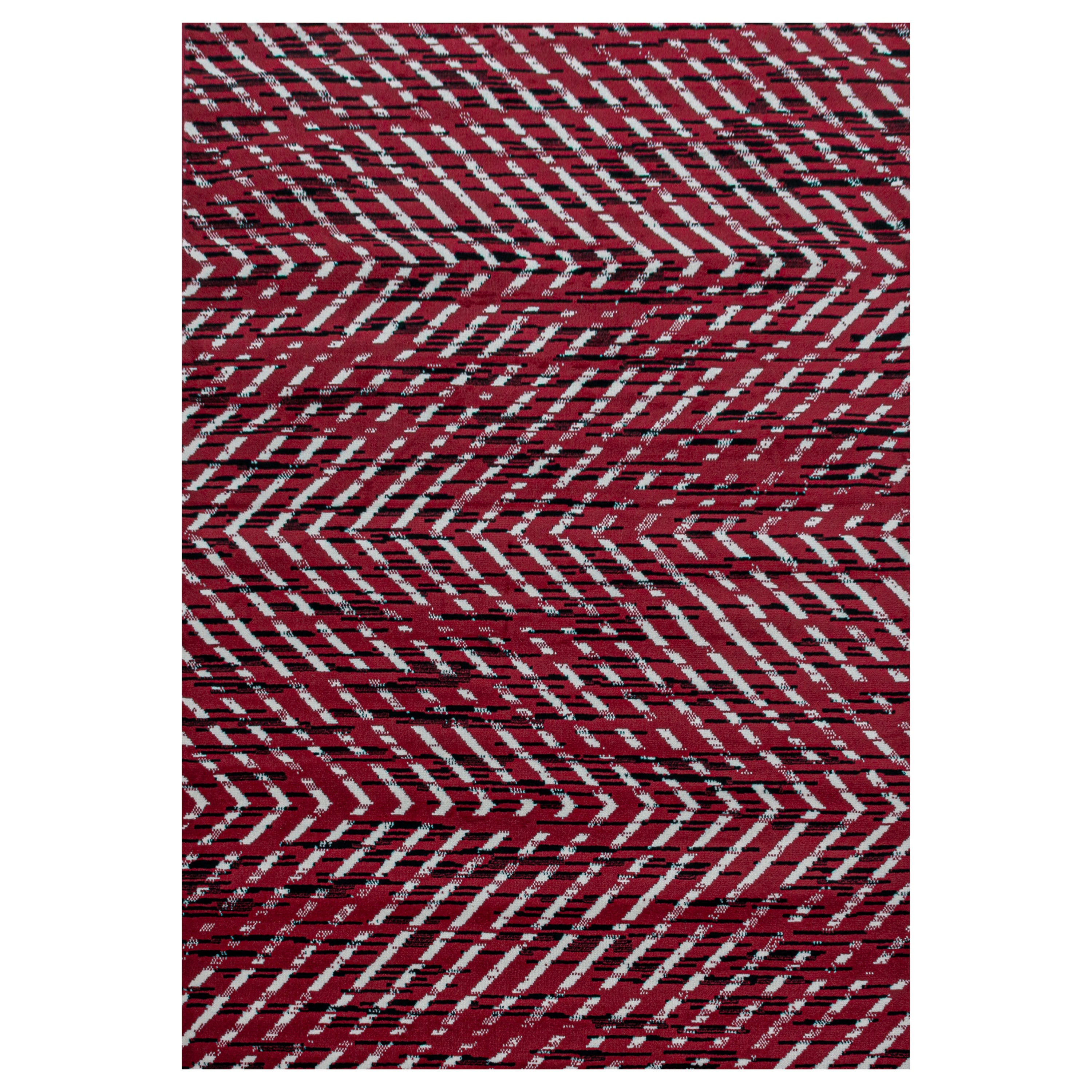 Kurzflor-Teppich Geometrisches-Design in angenehmen Farben