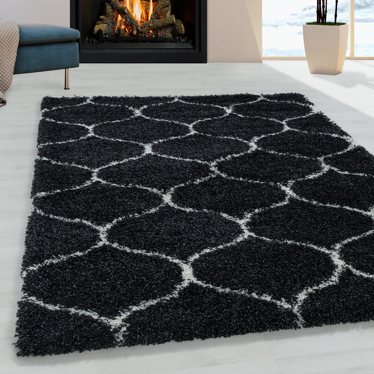 Design 3201 Anthrazit Rechteckig