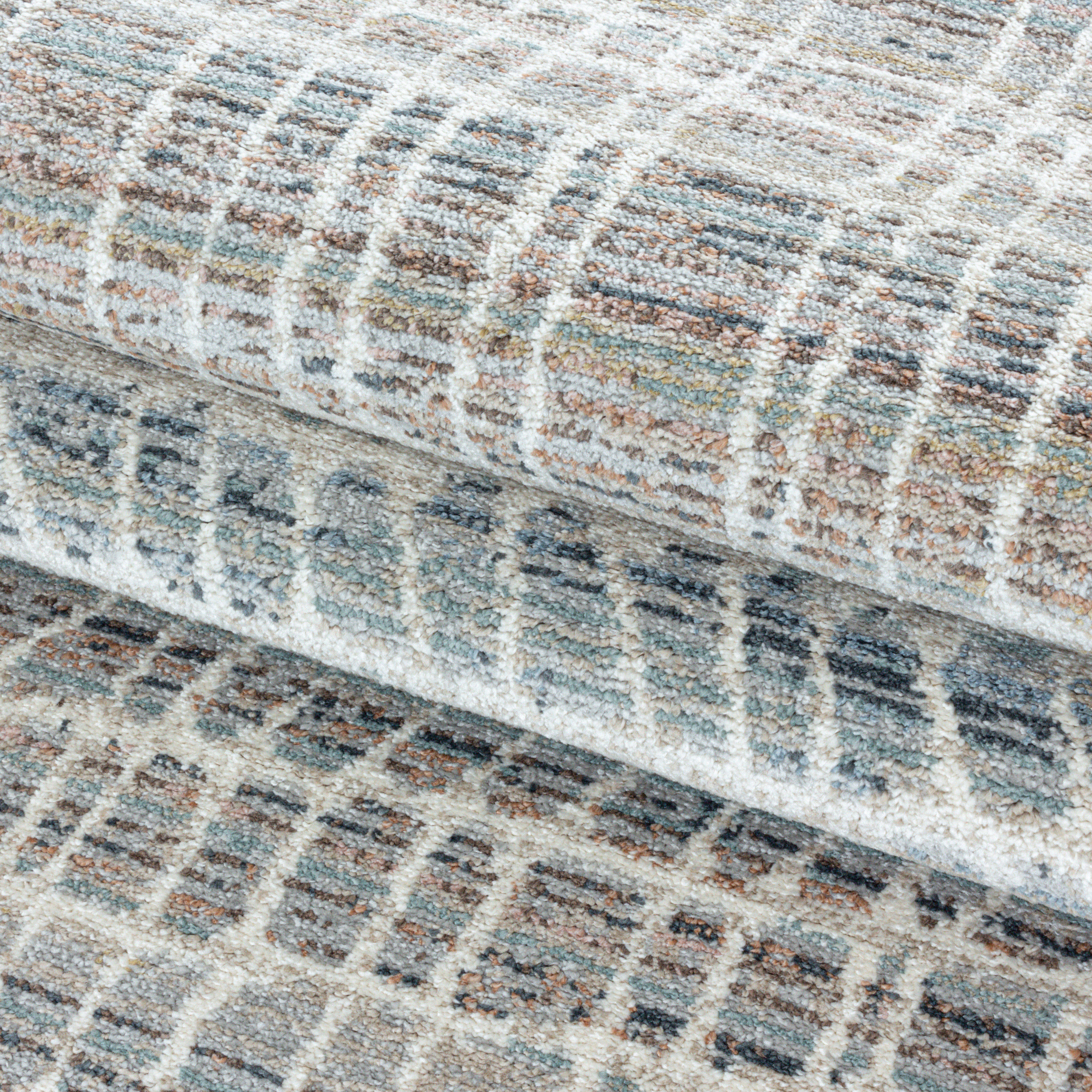 Kurzflor-Teppich im Vintage Stil: frisch und harmonisch