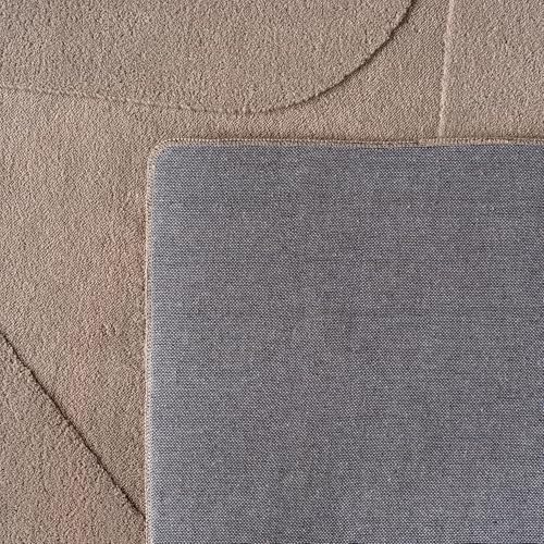 Wohnzimmer Teppich modernes Design in Beige und Creme