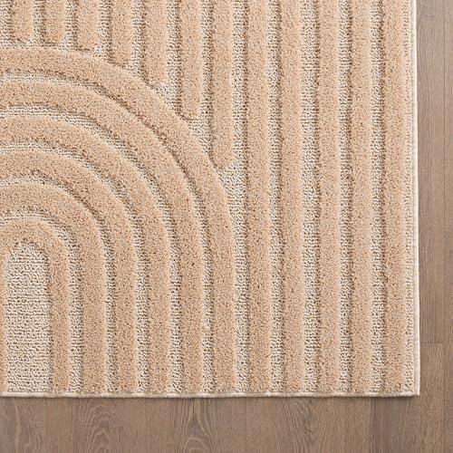Stilvoll Günstig by ELMM Wohnzimmer Teppich – natürliches Design
