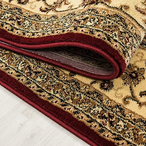 Stilvoll Günstig by ELMM Orient Teppich Wohnzimmer modern oder klassisch Orientalisches Design aus Polypropylen