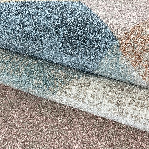 Kurzflor-Teppich Modernes Teppichmuster bunt