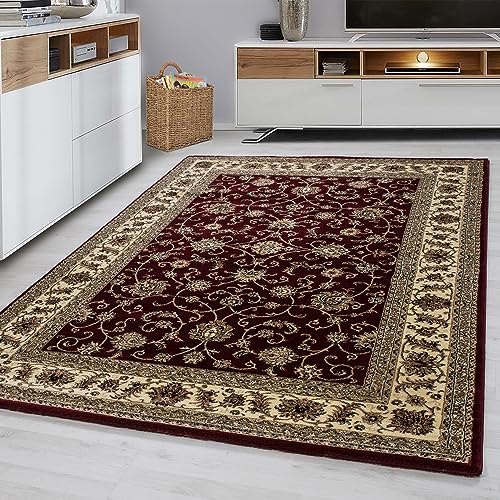 Stilvoll Günstig by ELMM Orient Teppich Wohnzimmer modern oder klassisch Orientalisches Design aus Polypropylen