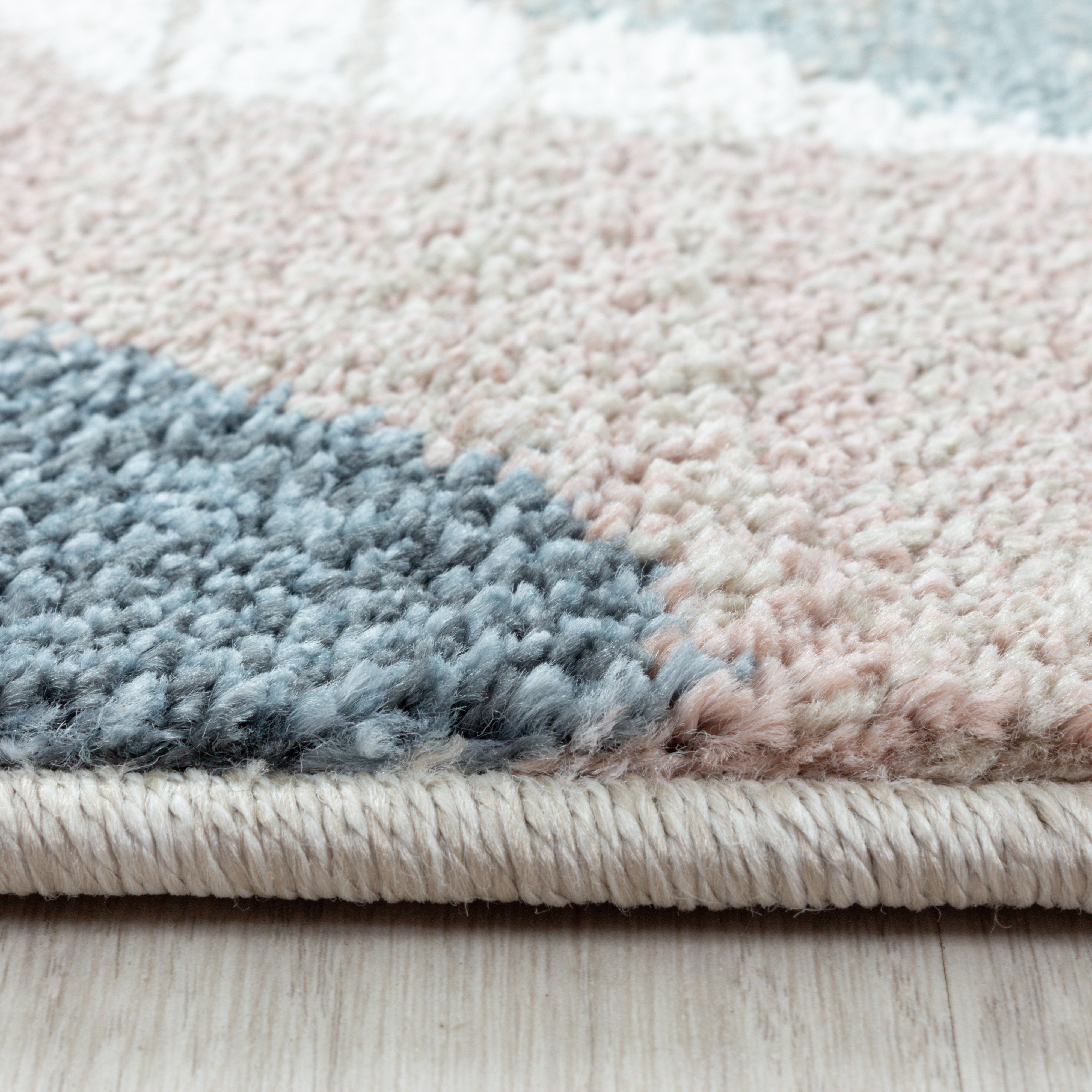 Kurzflor-Teppich Künstlerisches Design bunt