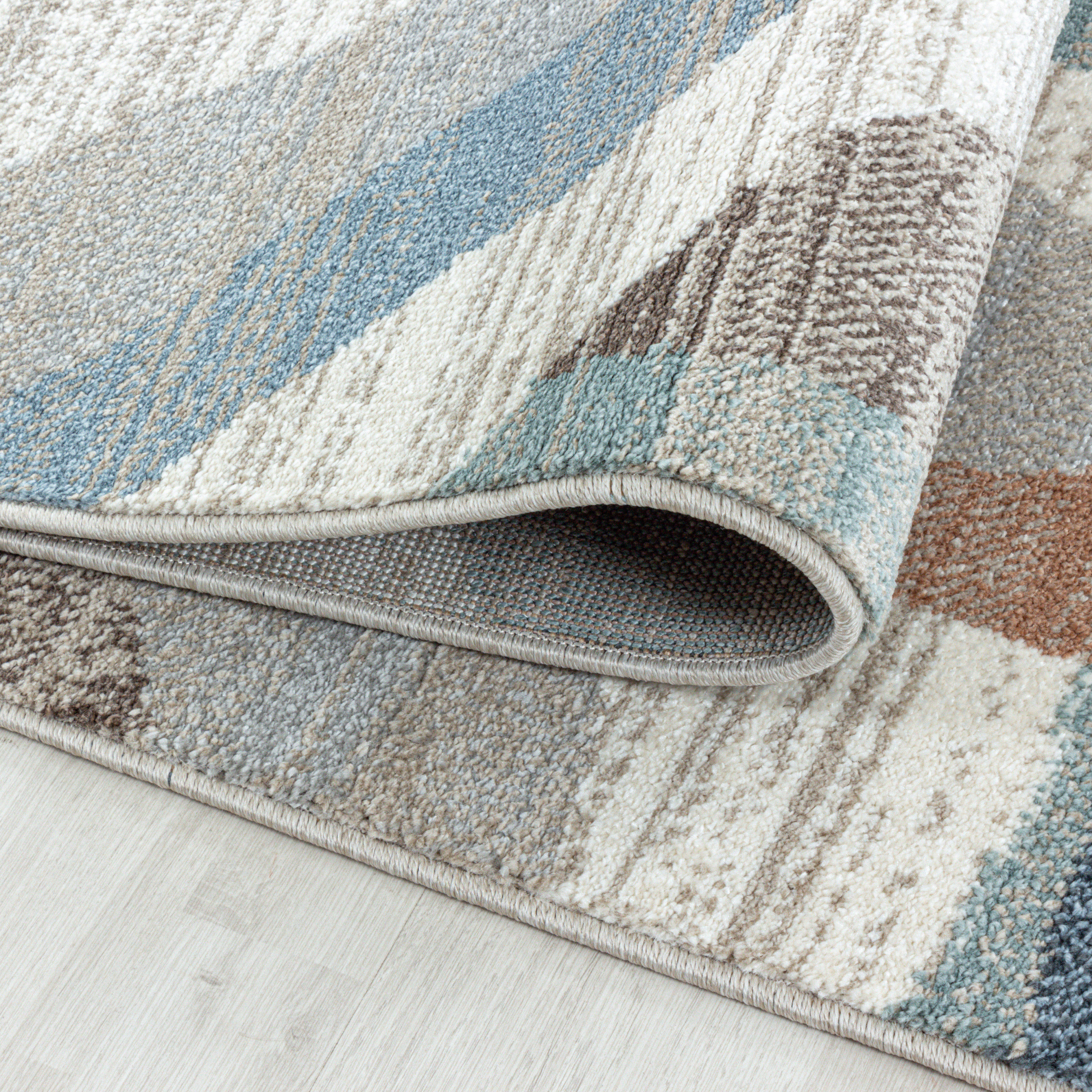 Kurzflor-Teppich Künstlerisches Design bunt
