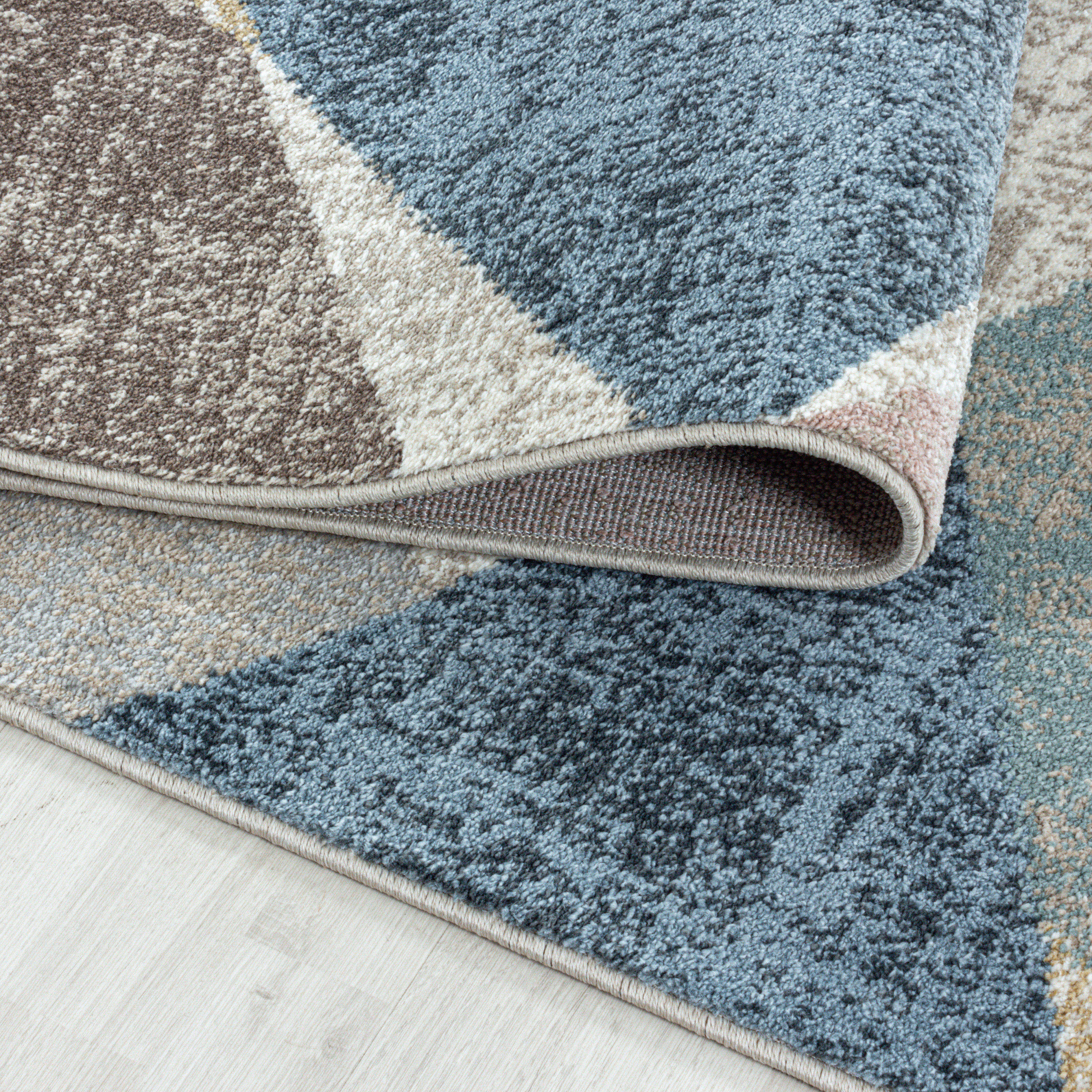 Kurzflor-Teppich Modernes Teppichmuster bunt