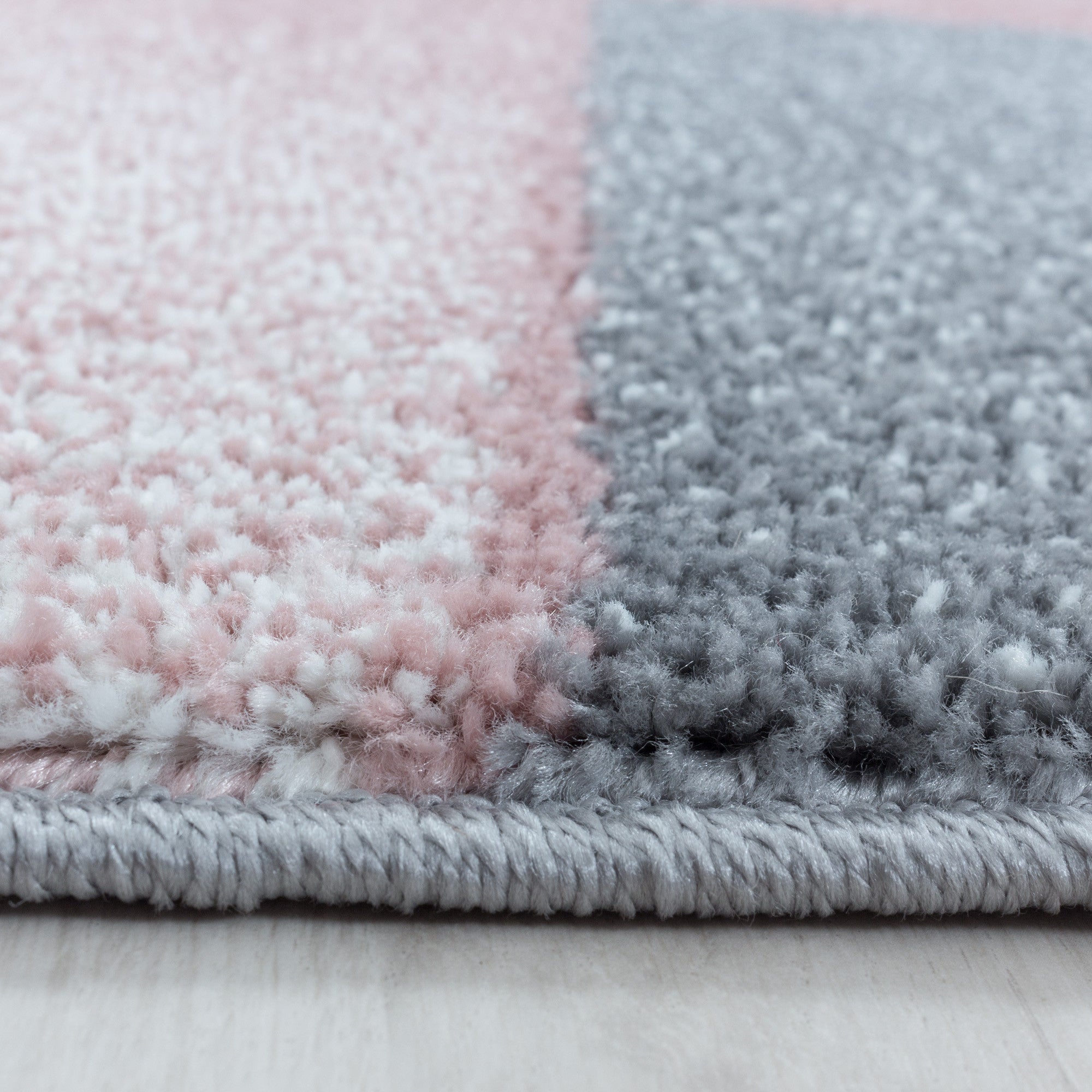 Kurzflor-Teppich für Wohnzimmer abstrakt mehrere Farben