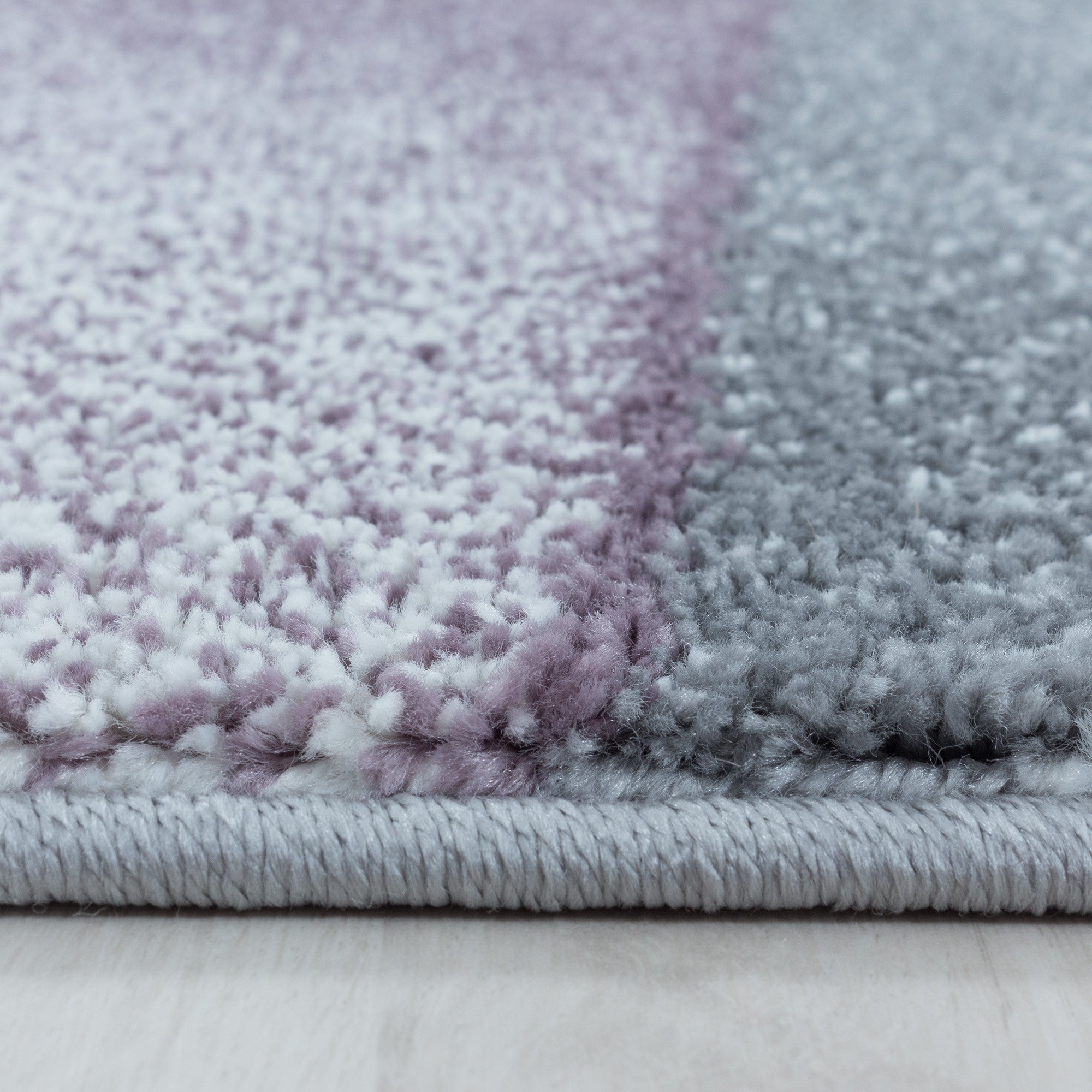 Kurzflor-Teppich für Wohnzimmer abstrakt mehrere Farben