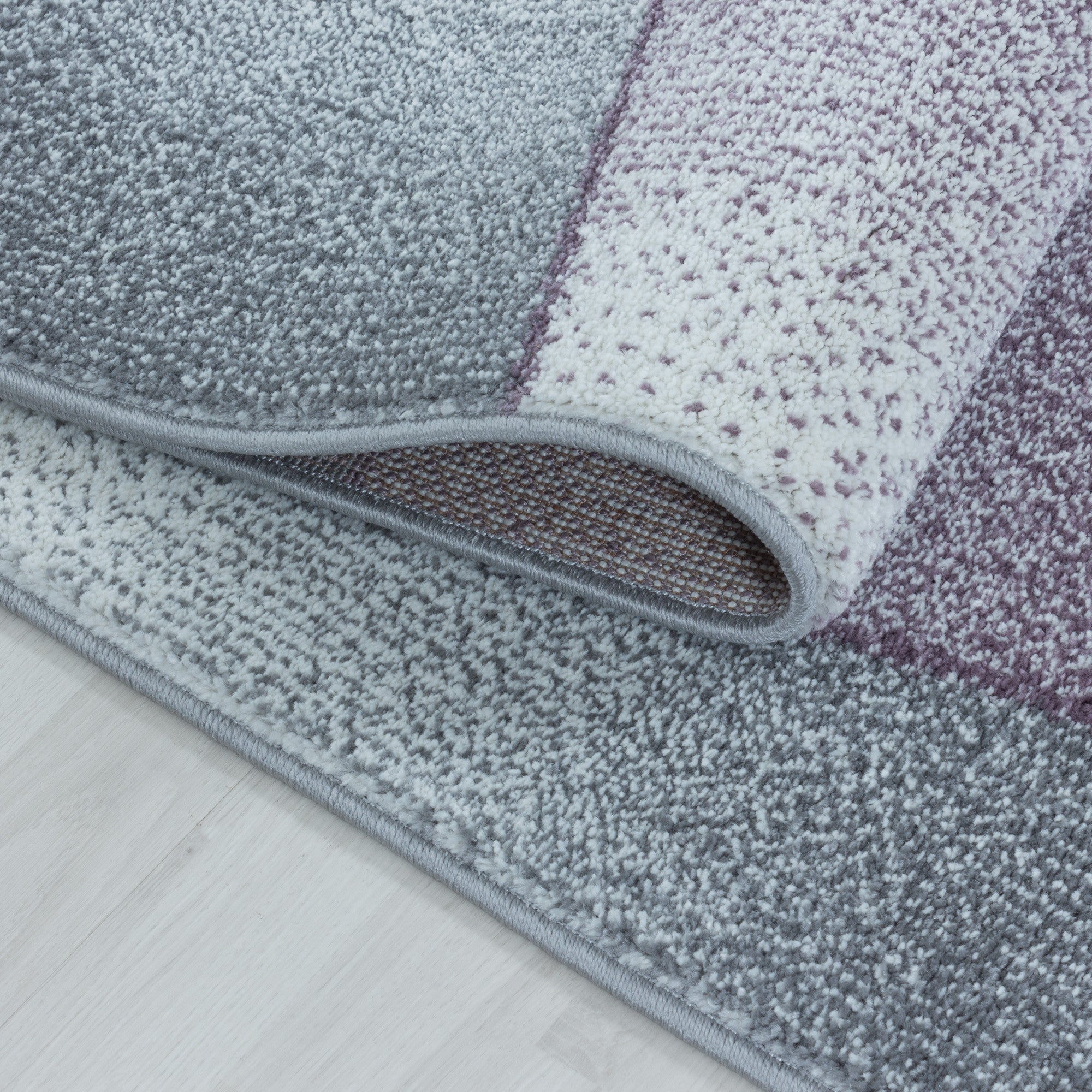 Kurzflor-Teppich für Wohnzimmer abstrakt mehrere Farben