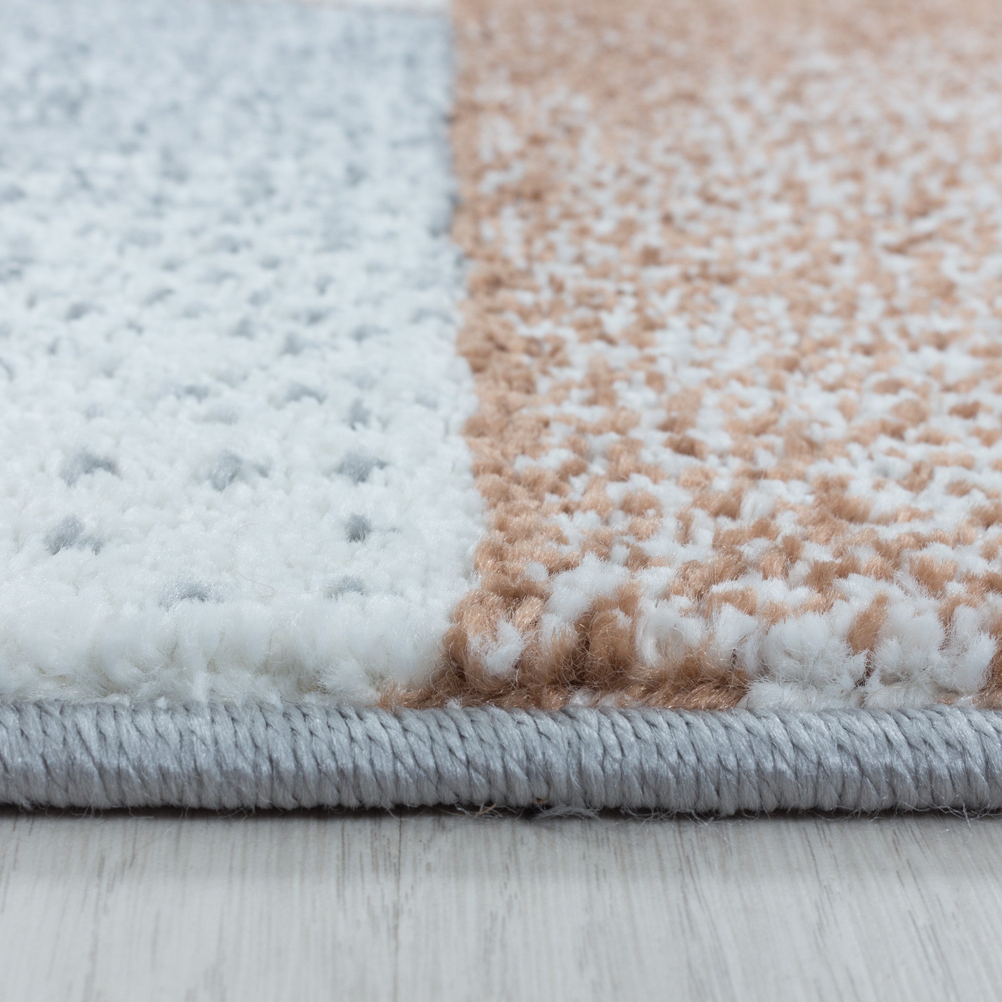 Kurzflor-Teppich für Wohnzimmer abstrakt mehrere Farben