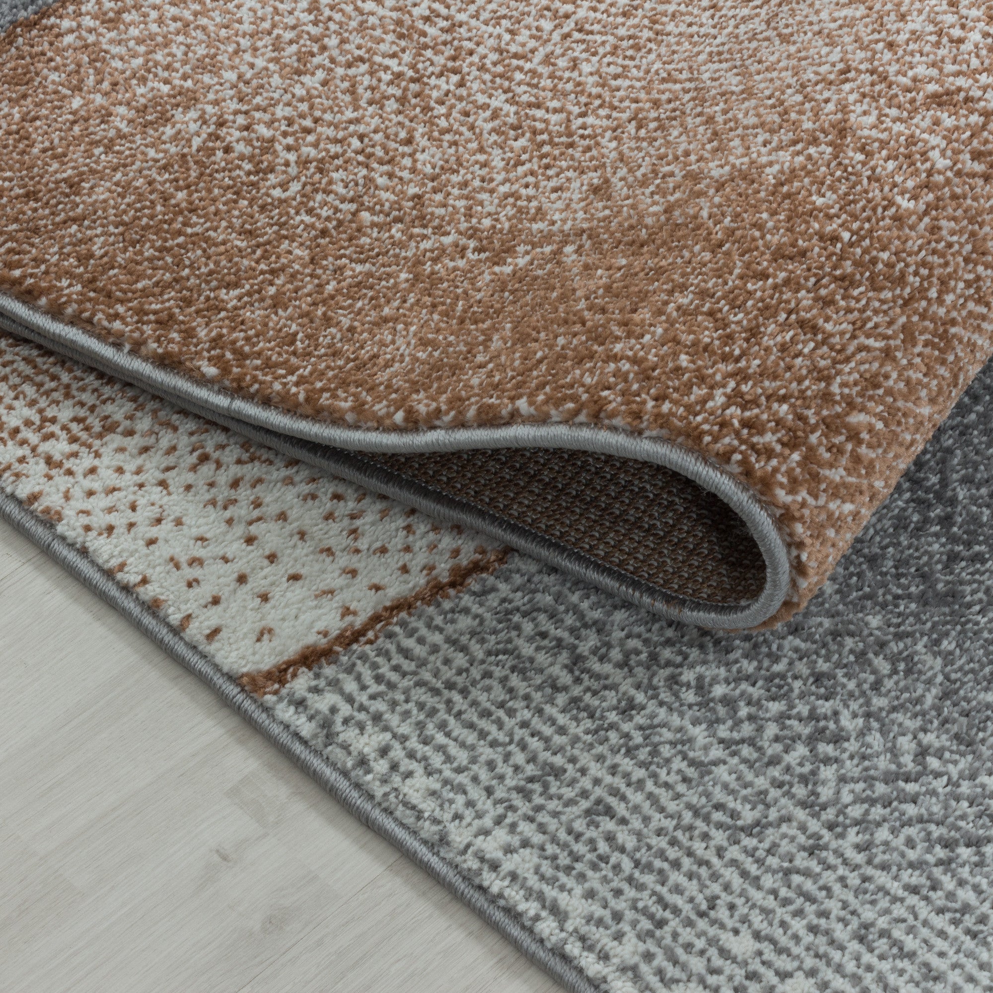 Kurzflor-Teppich für Wohnzimmer abstrakt mehrere Farben