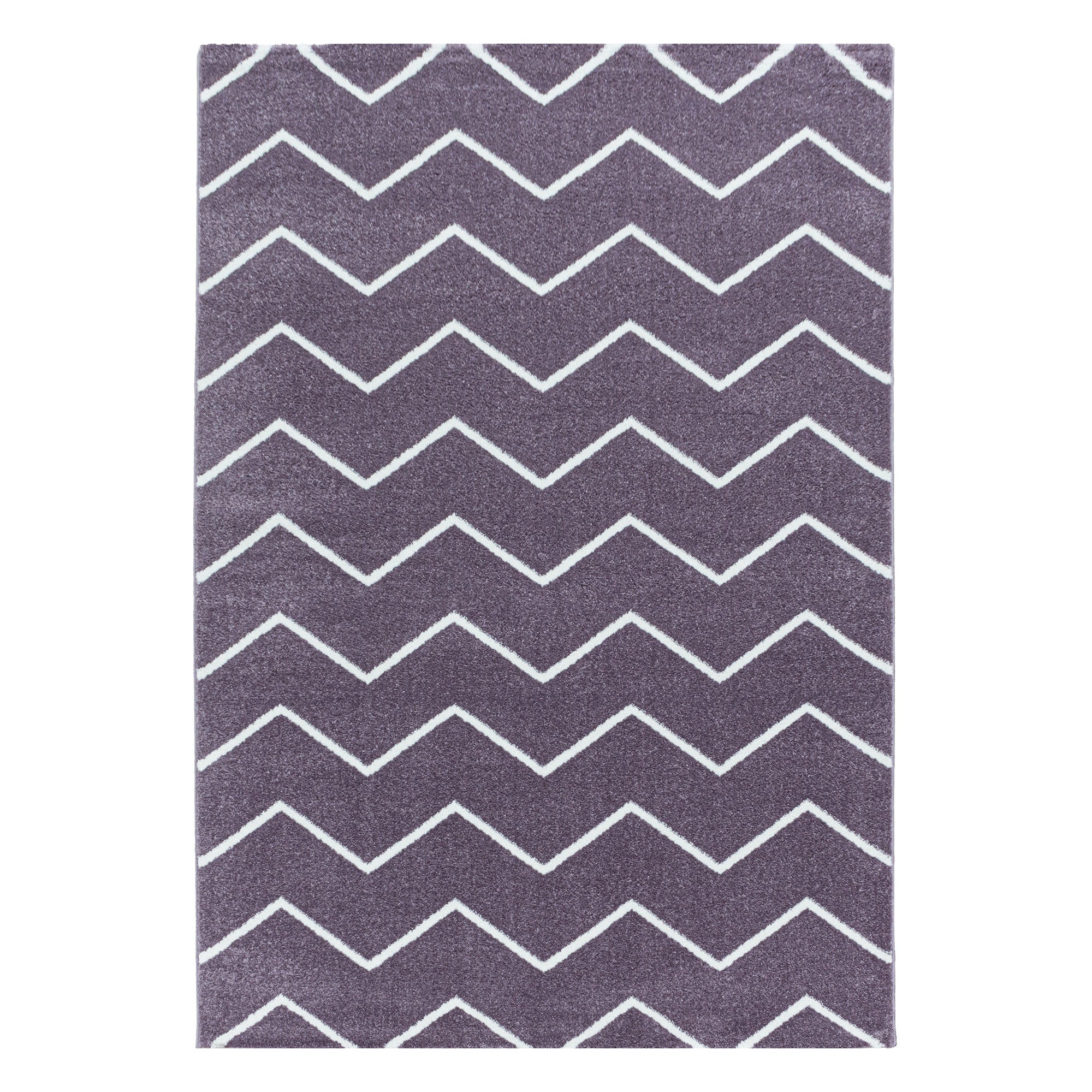 Kurzflor-Teppich im Chevron-Design verschiedene Farben