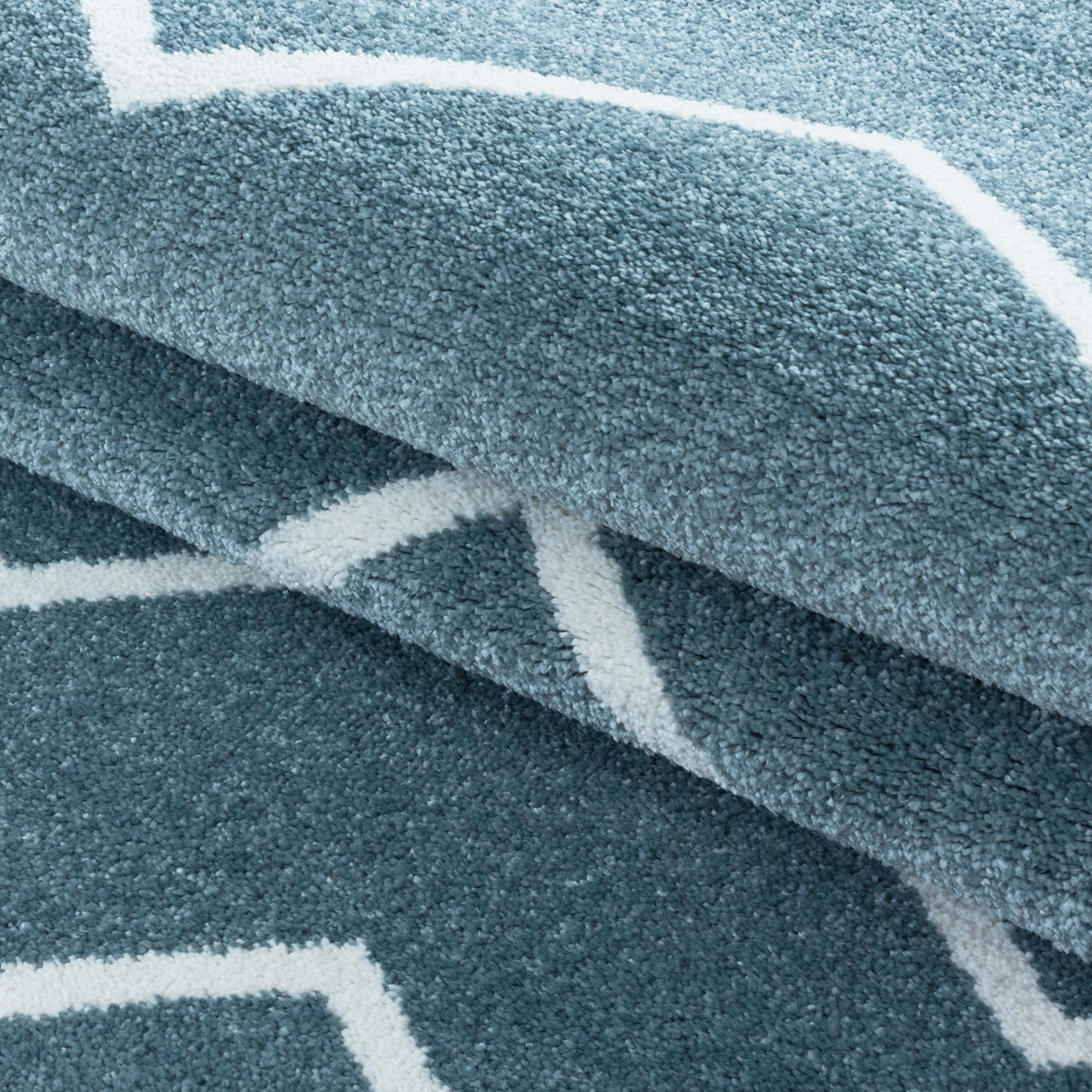 Design 4602 Blau Rechteckig