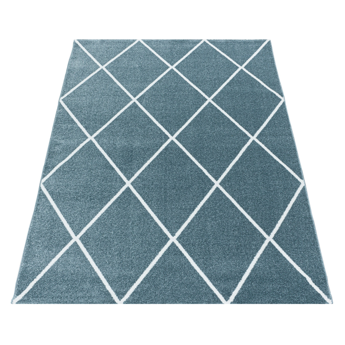 Design 4601 Blau Rechteckig