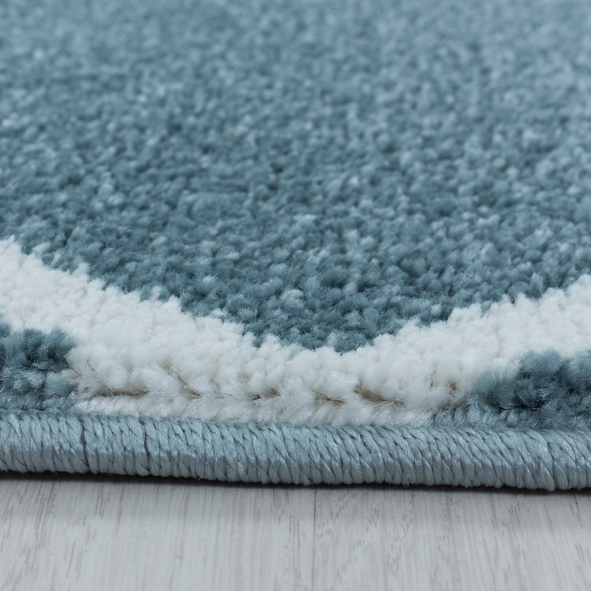 Kurzflor-Teppich Geometrisches Design Karo Muster