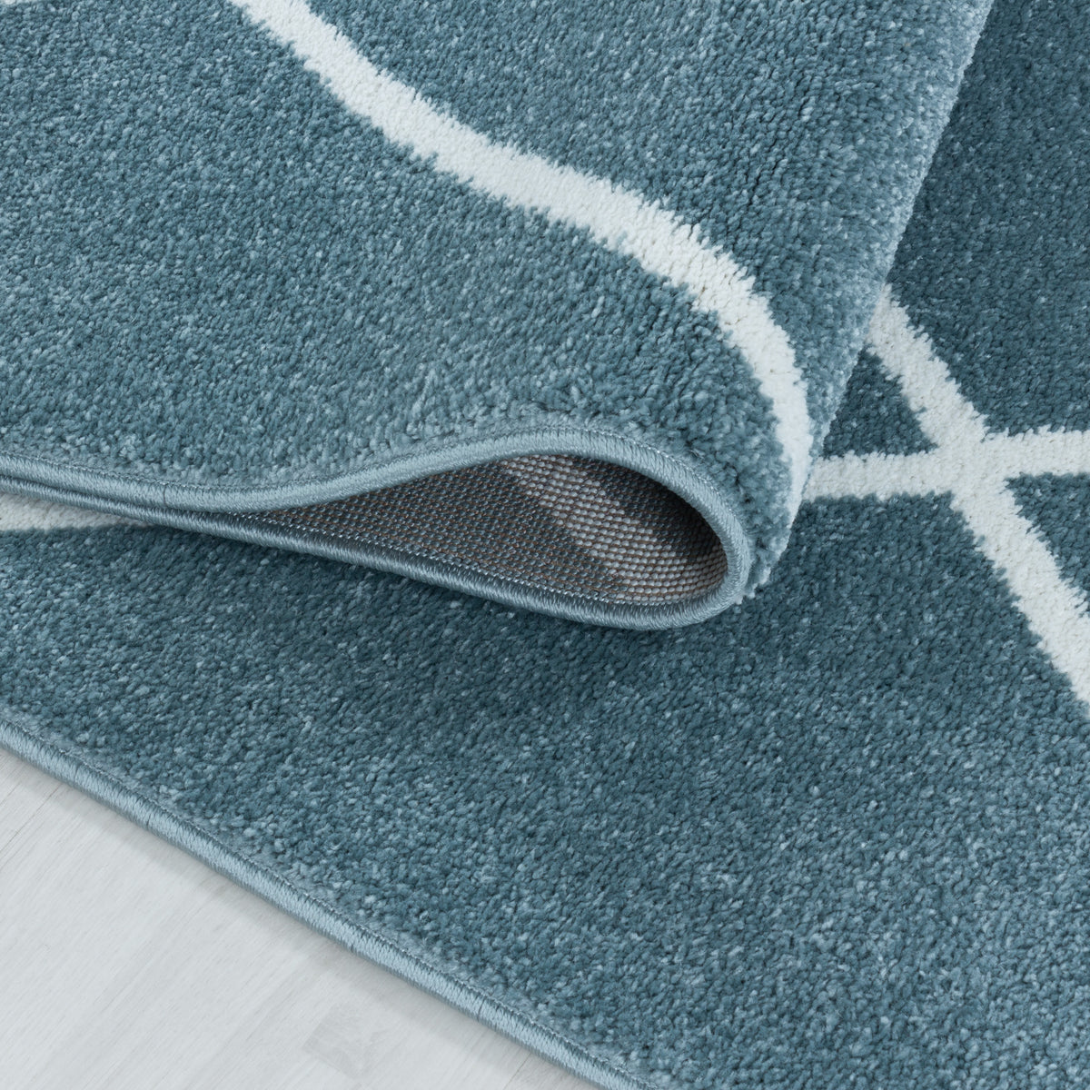 Design 4601 Blau Rechteckig