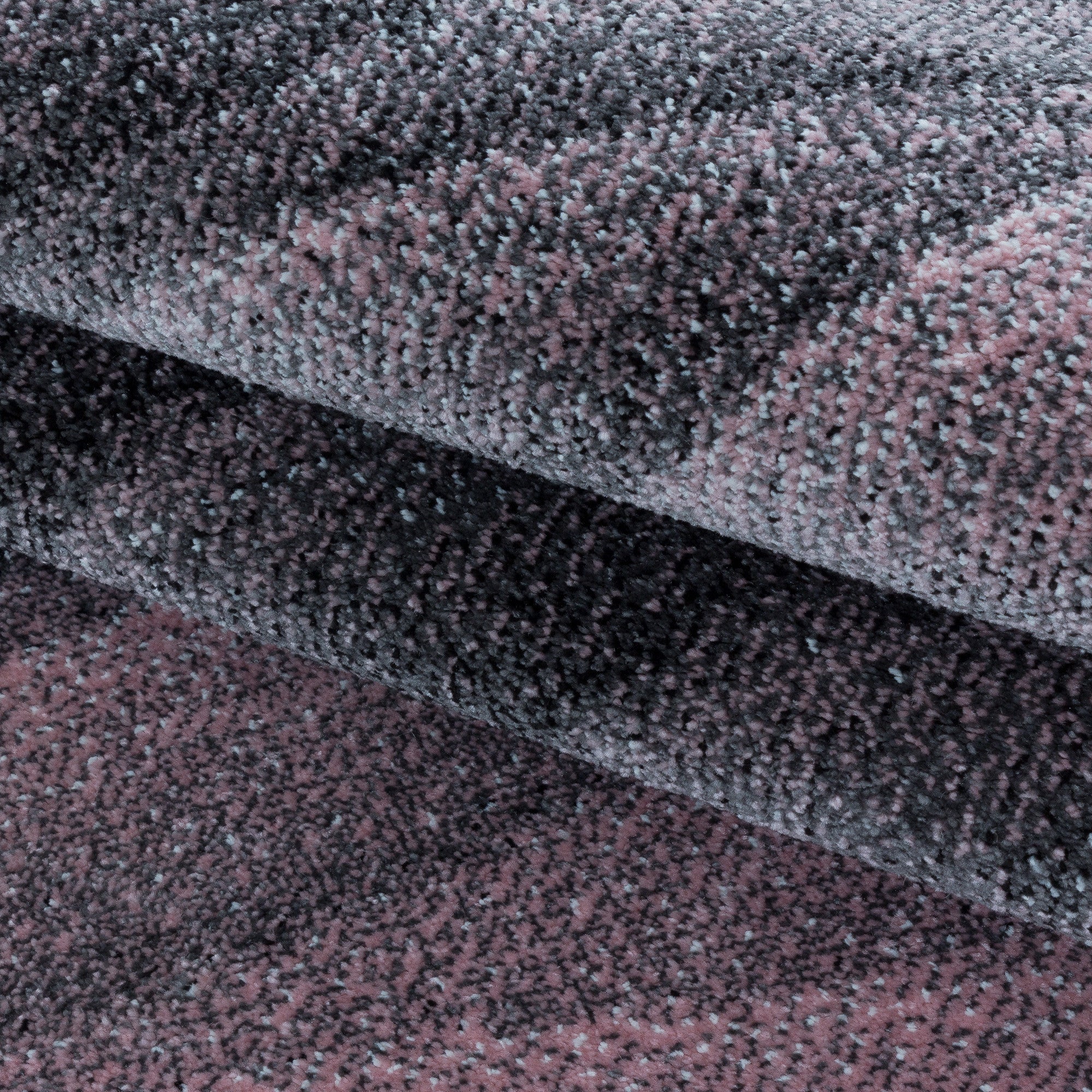 Kurzflor-Teppich für kreative Räume mit Wellen Abstraktion