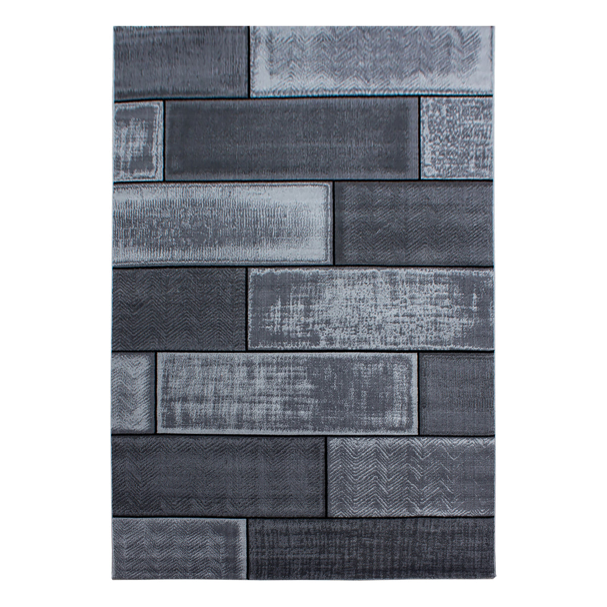 Design 8007 Schwarz Rechteckig